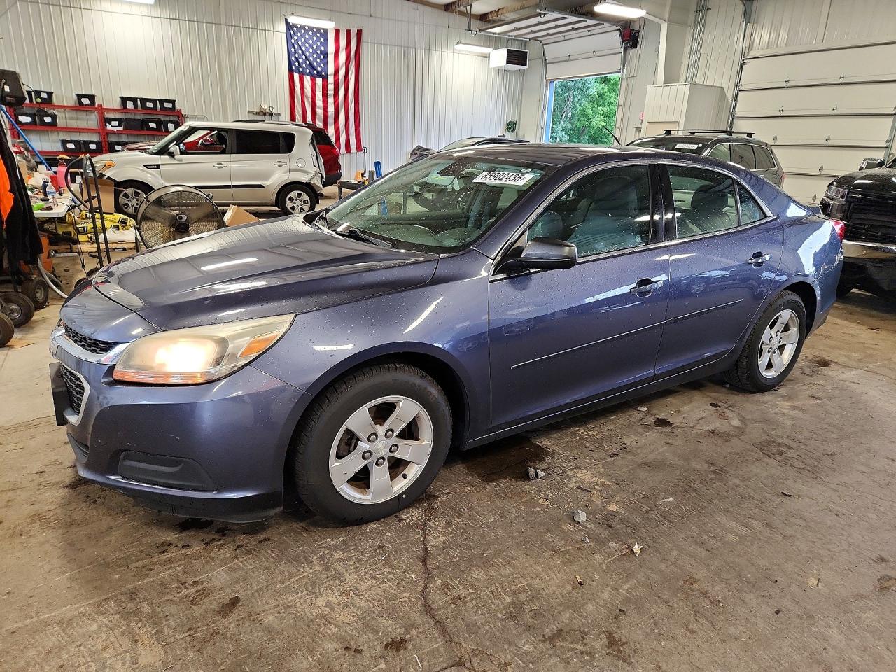 2015 Chevrolet Malibu Ls Blue vin: 1G11B5SL4FF157189