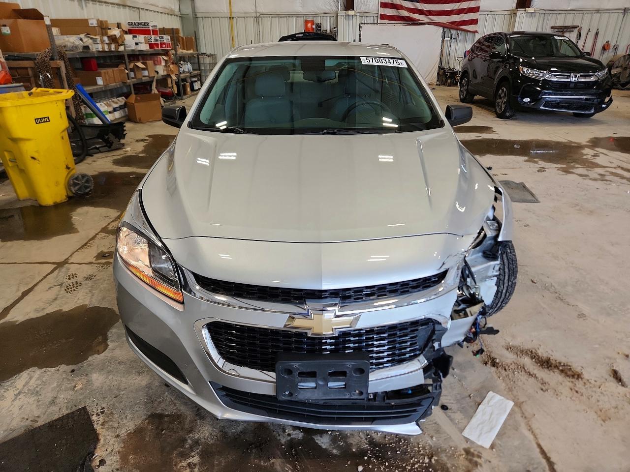 2015 Chevrolet Malibu Ls Silver vin: 1G11B5SL4FF197935