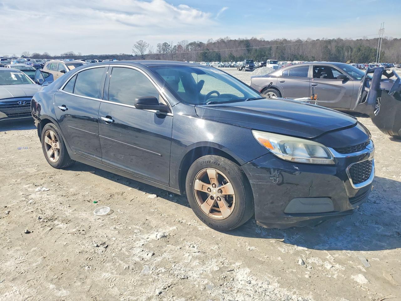2015 Chevrolet Malibu Ls Black vin: 1G11B5SL4FF205810