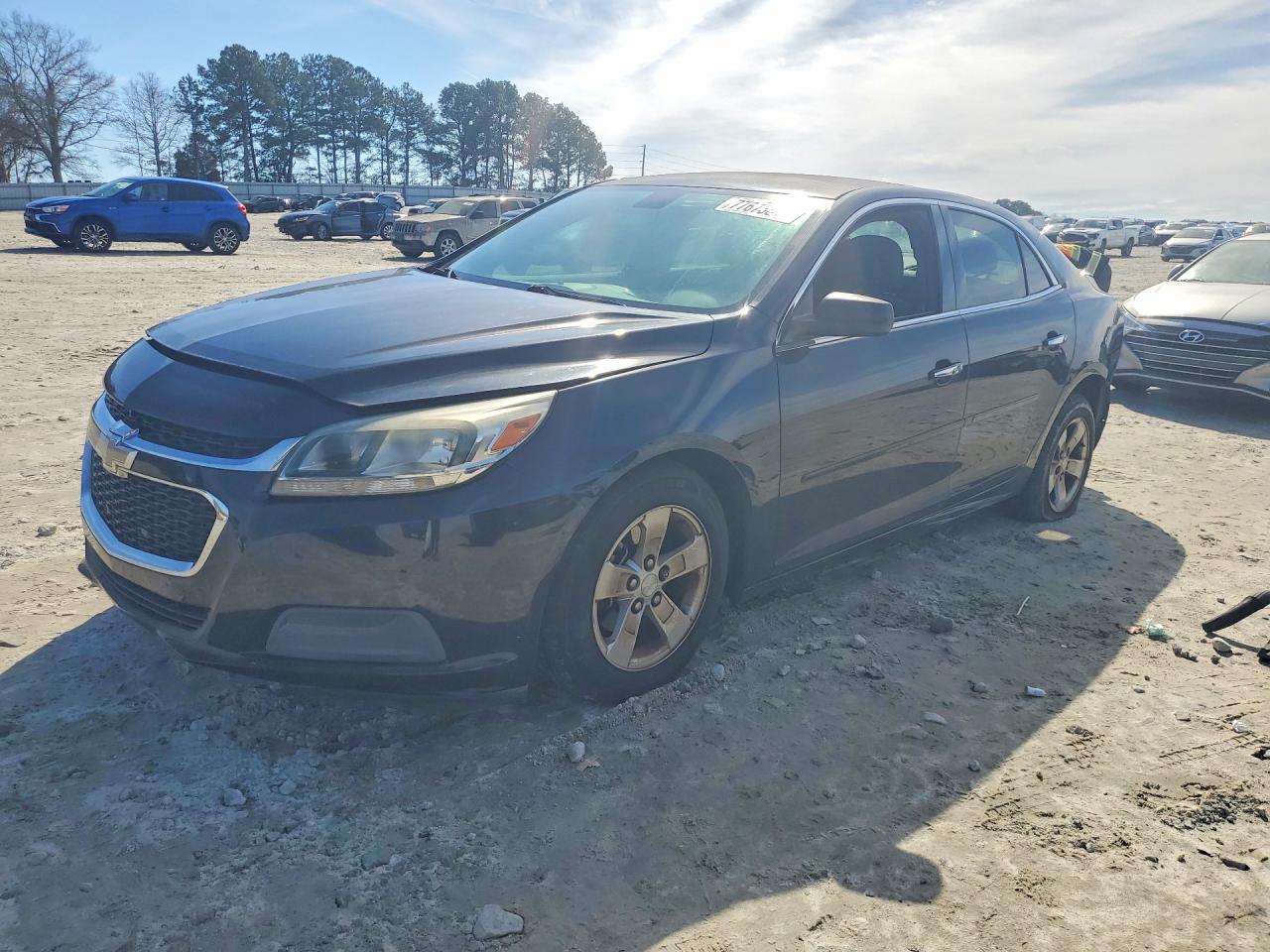 2015 Chevrolet Malibu Ls Black vin: 1G11B5SL4FF205810