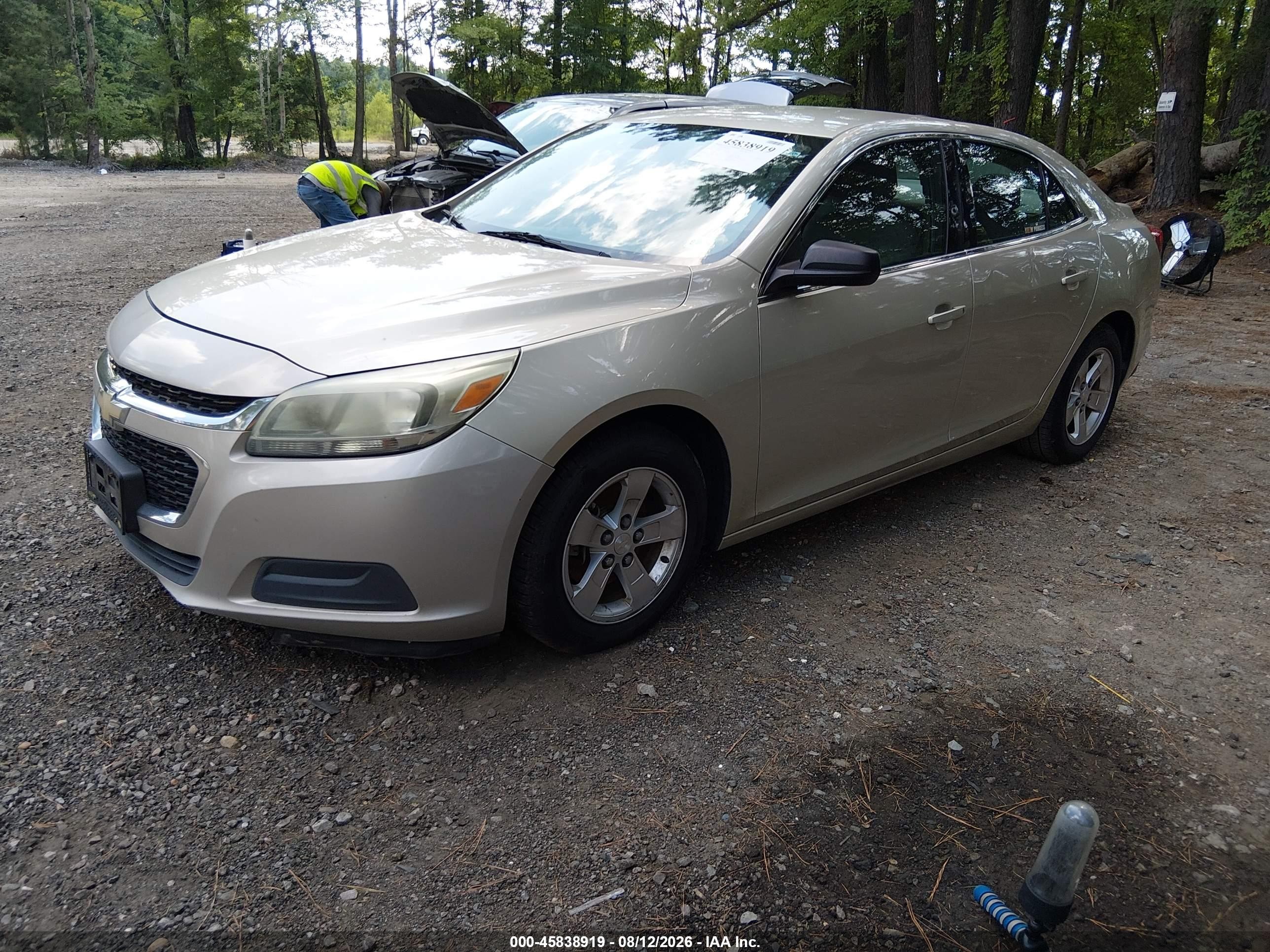 2015 Chevrolet Malibu Ls Beige vin: 1G11B5SL4FF235700