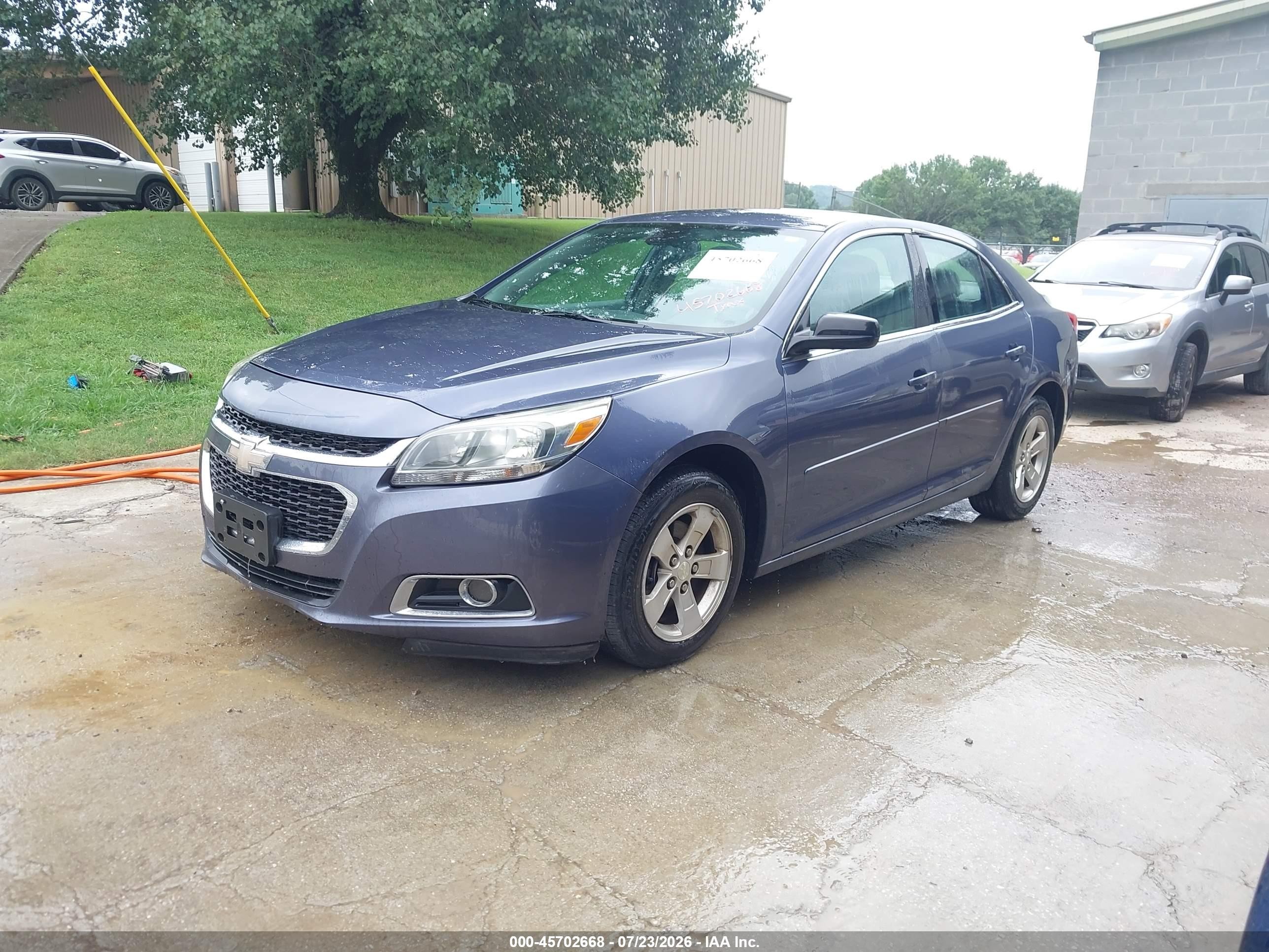 2015 Chevrolet Malibu Ls Blue vin: 1G11B5SL4FF240718