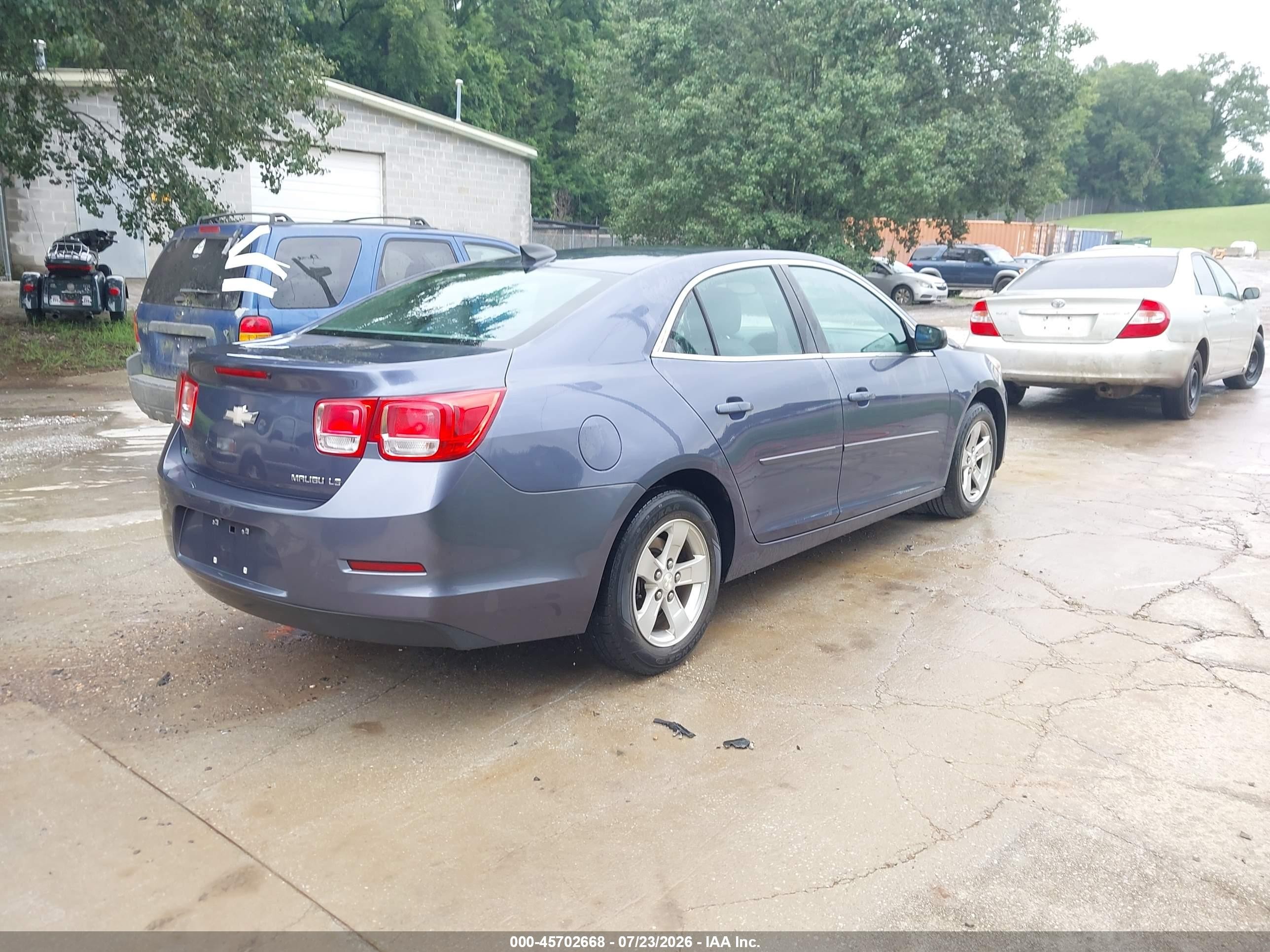 2015 Chevrolet Malibu Ls Blue vin: 1G11B5SL4FF240718