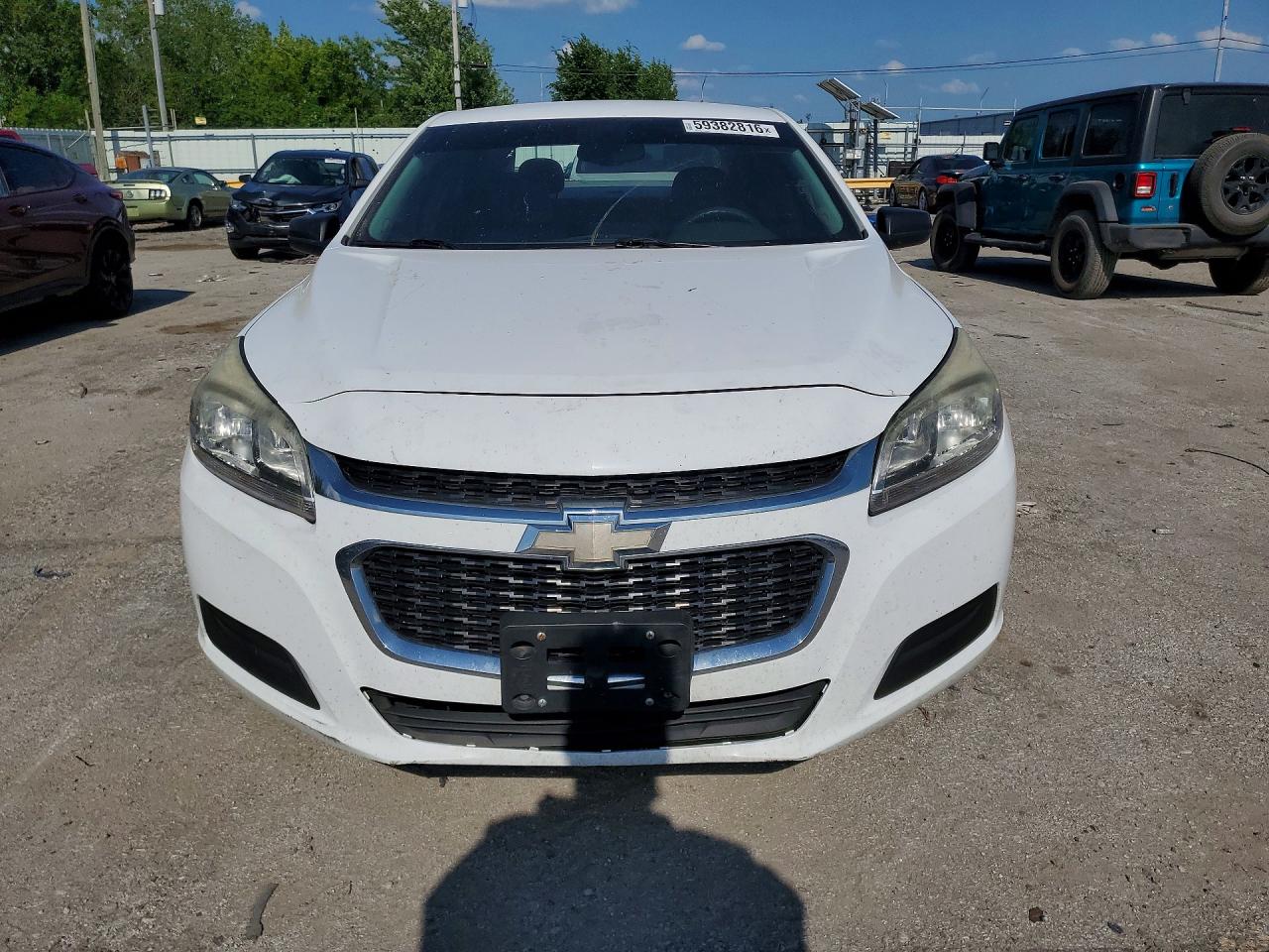 2015 Chevrolet Malibu Ls White vin: 1G11B5SL4FU150139