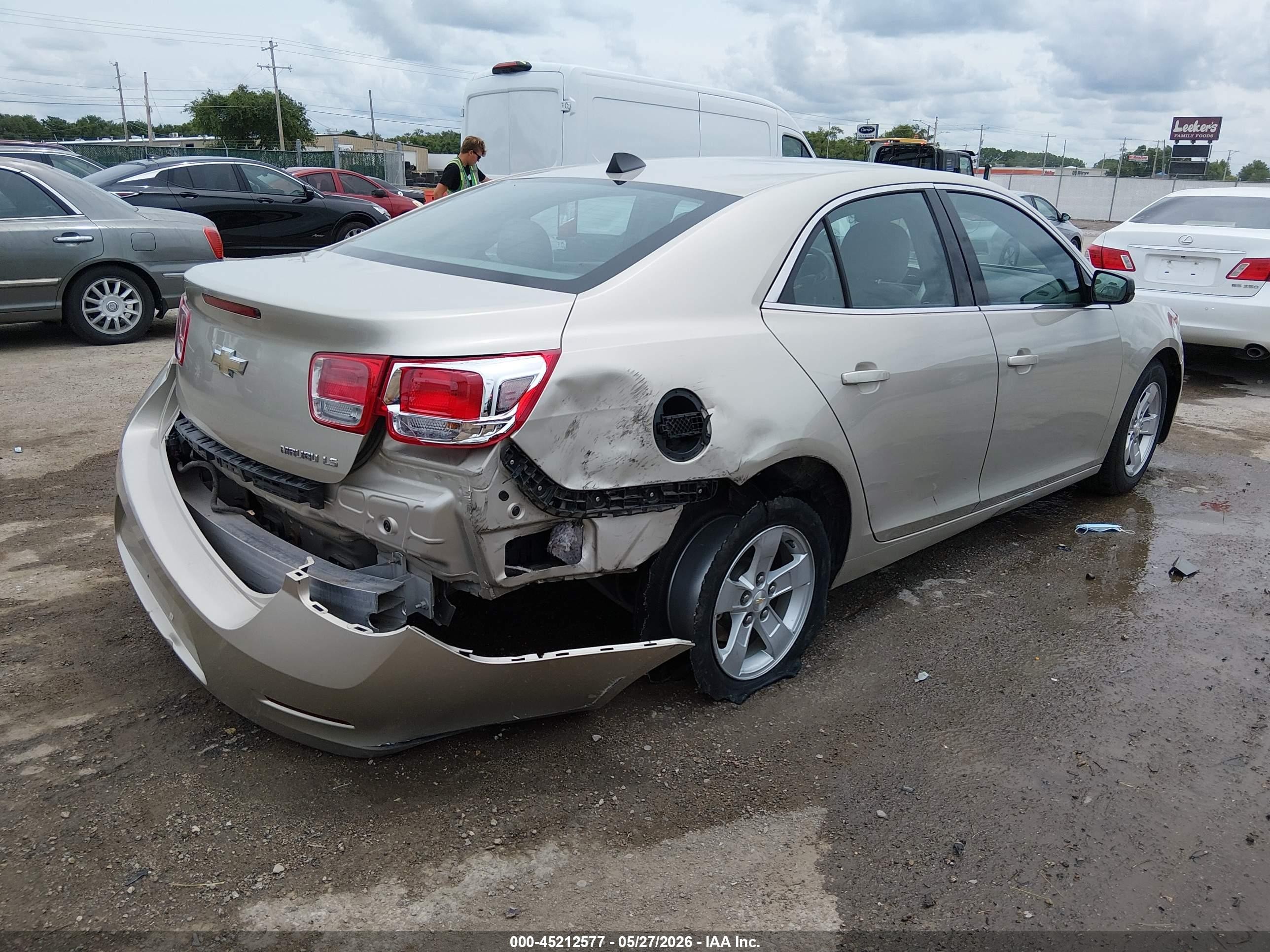2014 Chevrolet Malibu 1ls Beige vin: 1G11B5SL5EF132896