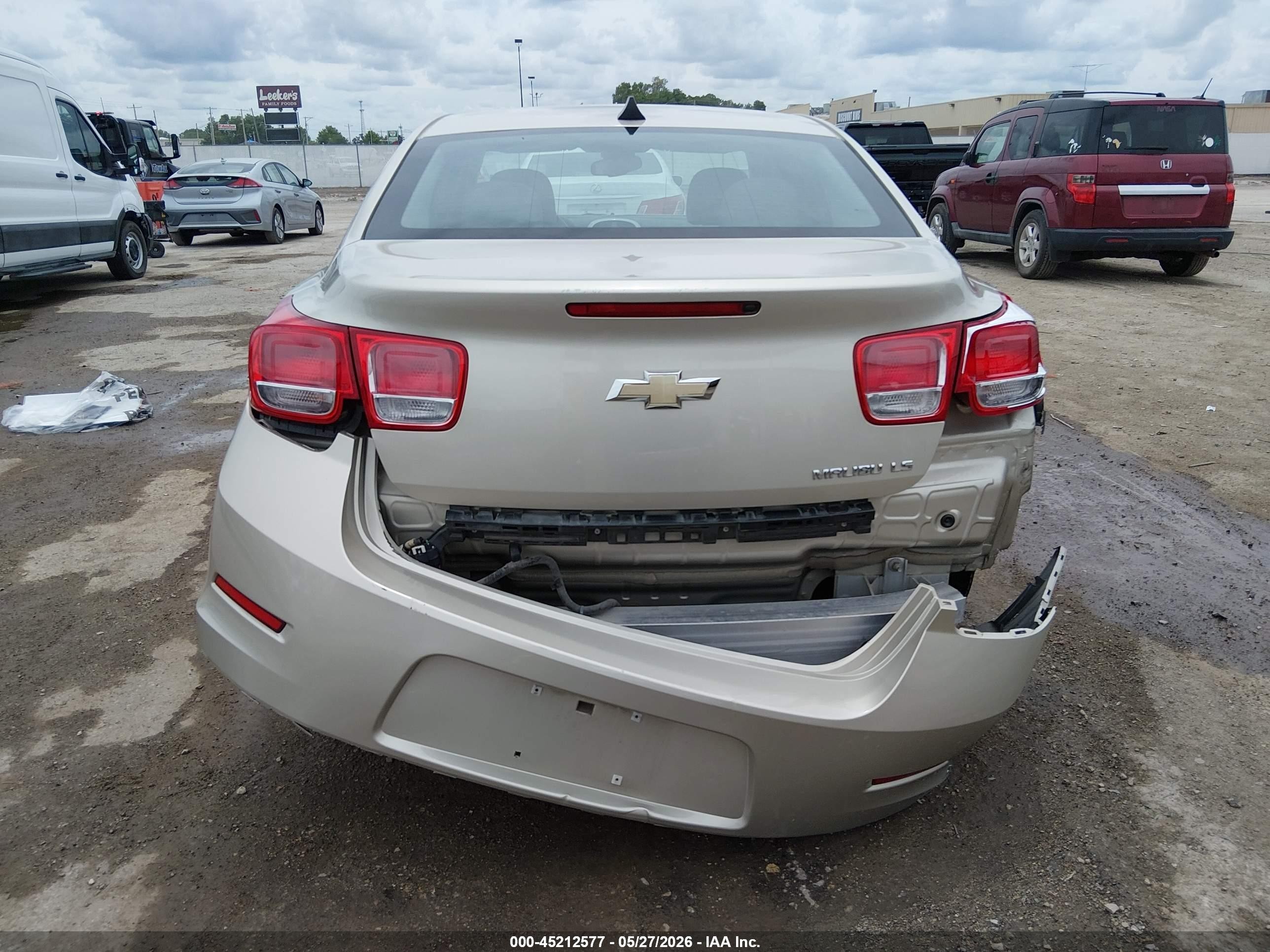 2014 Chevrolet Malibu 1ls Beige vin: 1G11B5SL5EF132896
