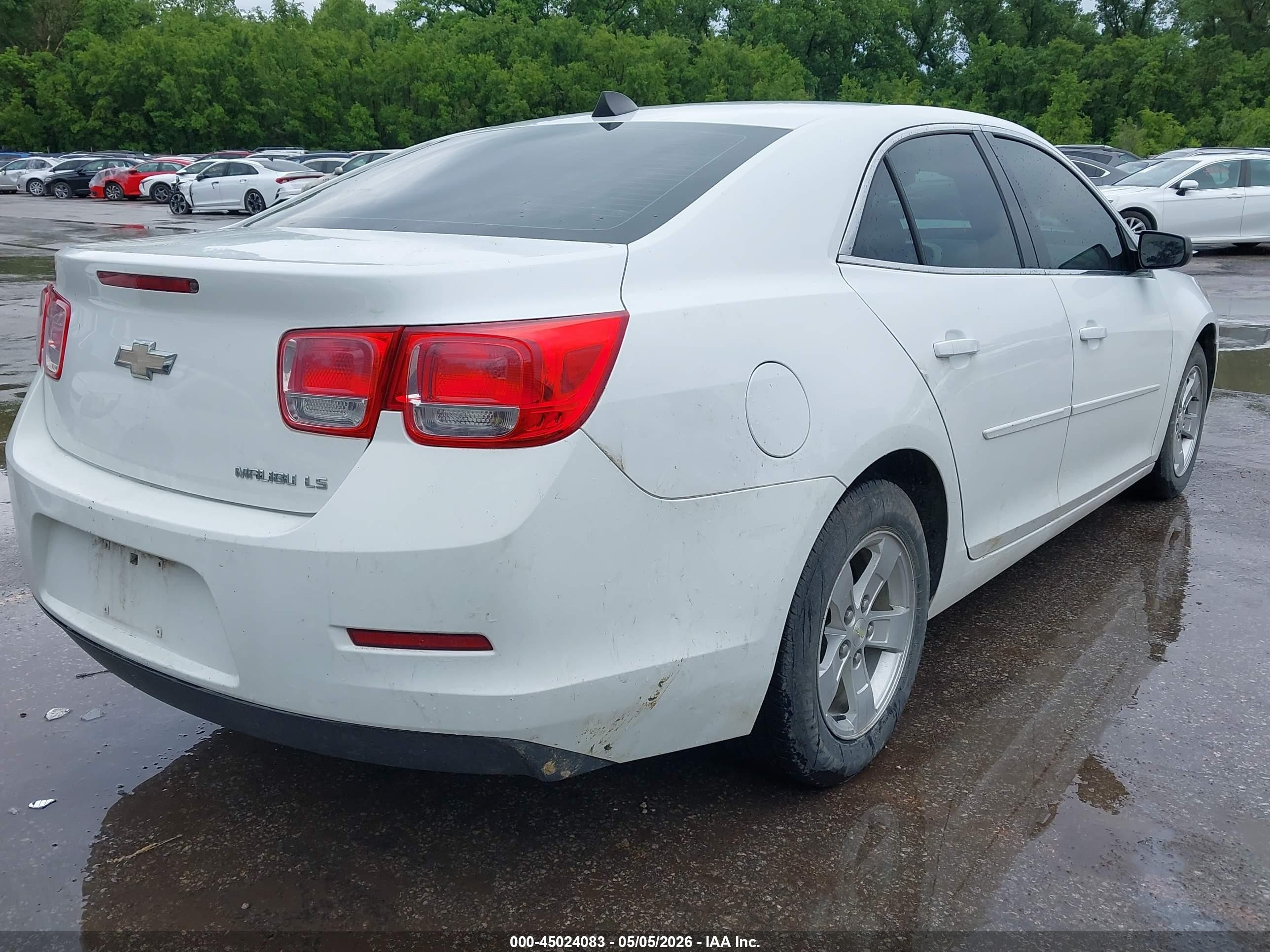 2014 Chevrolet Malibu 1ls White vin: 1G11B5SL5EF137841