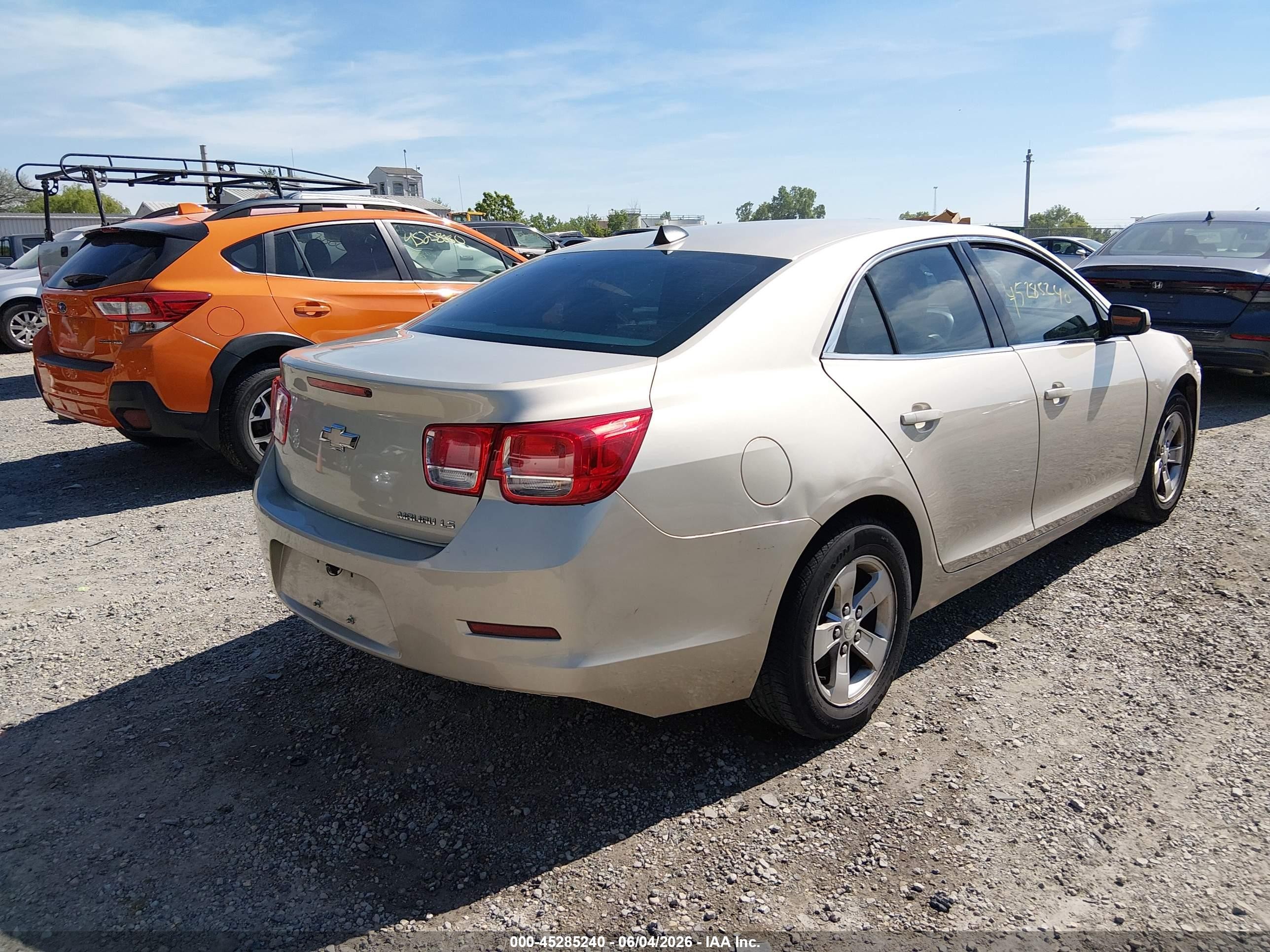 2014 Chevrolet Malibu 1ls Gold vin: 1G11B5SL5EF151206