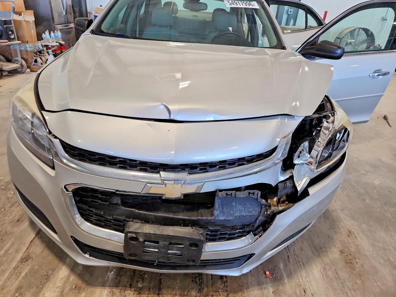2014 Chevrolet Malibu Ls Silver vin: 1G11B5SL5EF154350