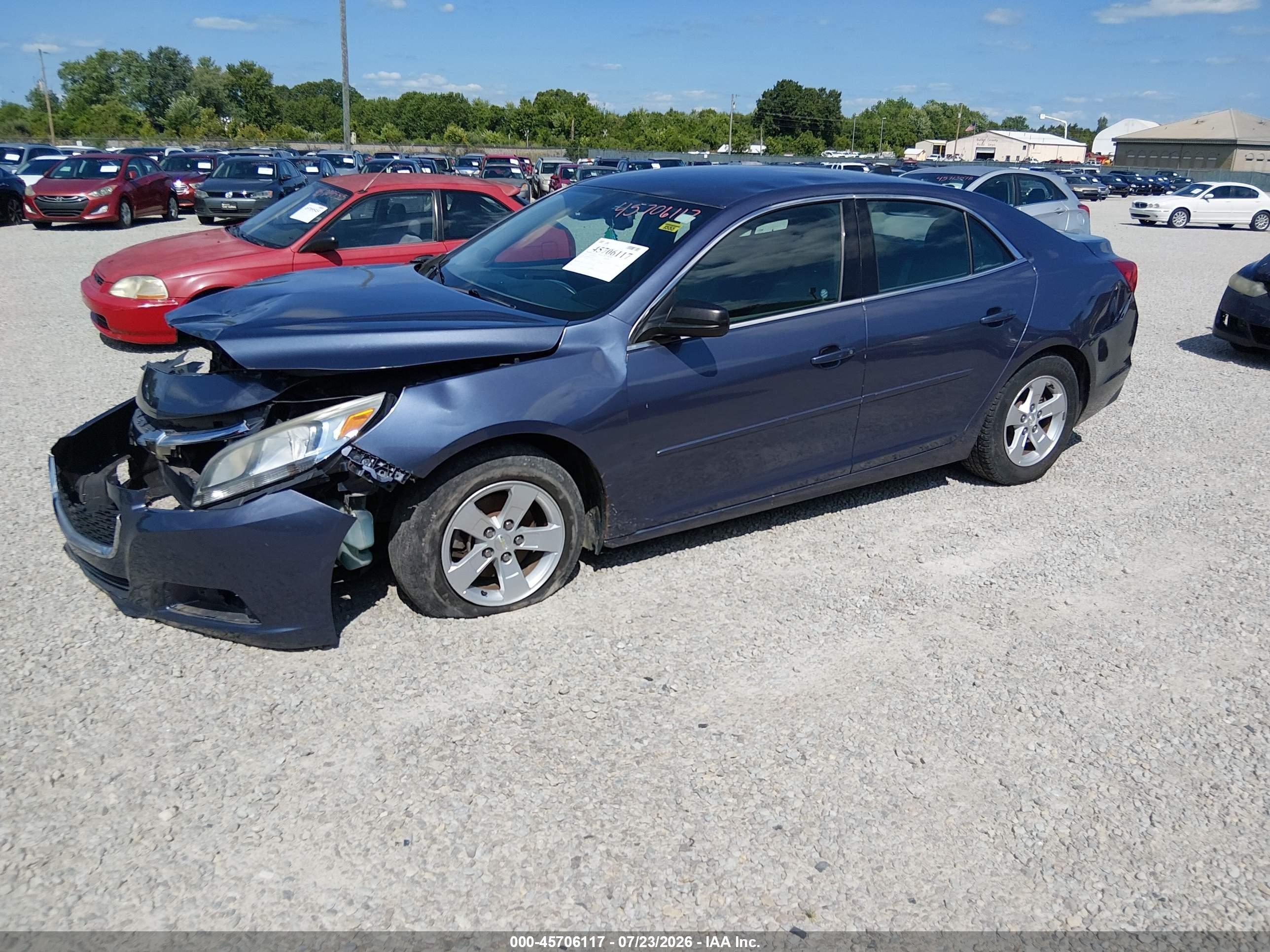 2014 Chevrolet Malibu 1ls Blue vin: 1G11B5SL5EF161184