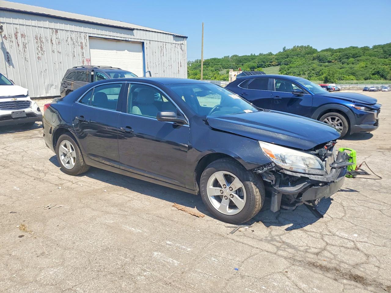 2014 Chevrolet Malibu Ls Black vin: 1G11B5SL5EF219052