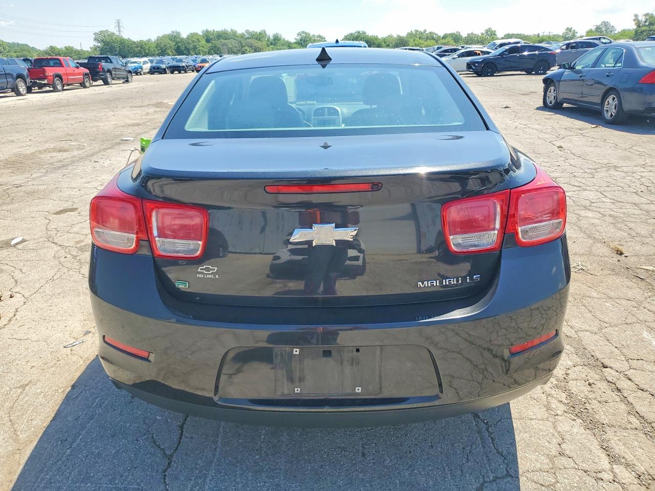 2014 Chevrolet Malibu Ls Black vin: 1G11B5SL5EF219052