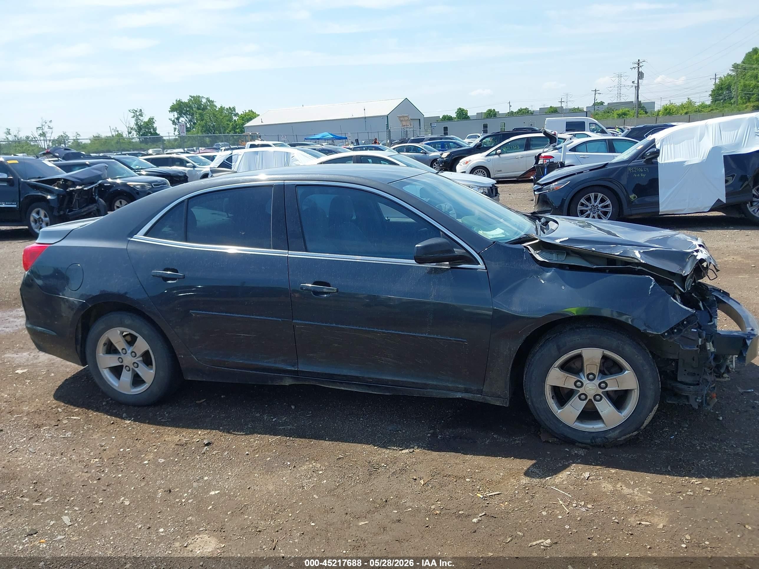 2015 Chevrolet Malibu Ls Gray vin: 1G11B5SL5FF229520