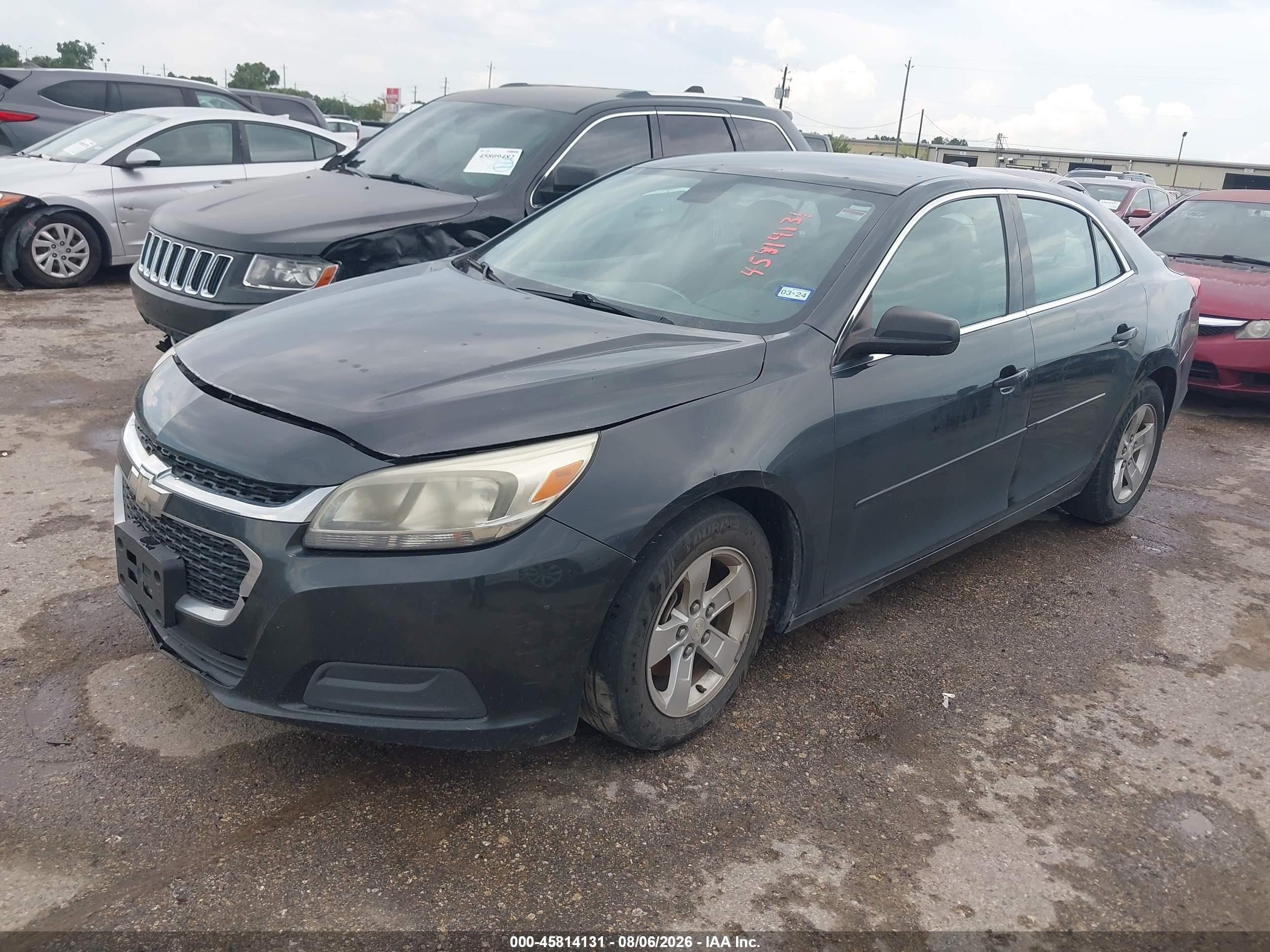 2015 Chevrolet Malibu Ls Серый vin: 1G11B5SL5FF275512