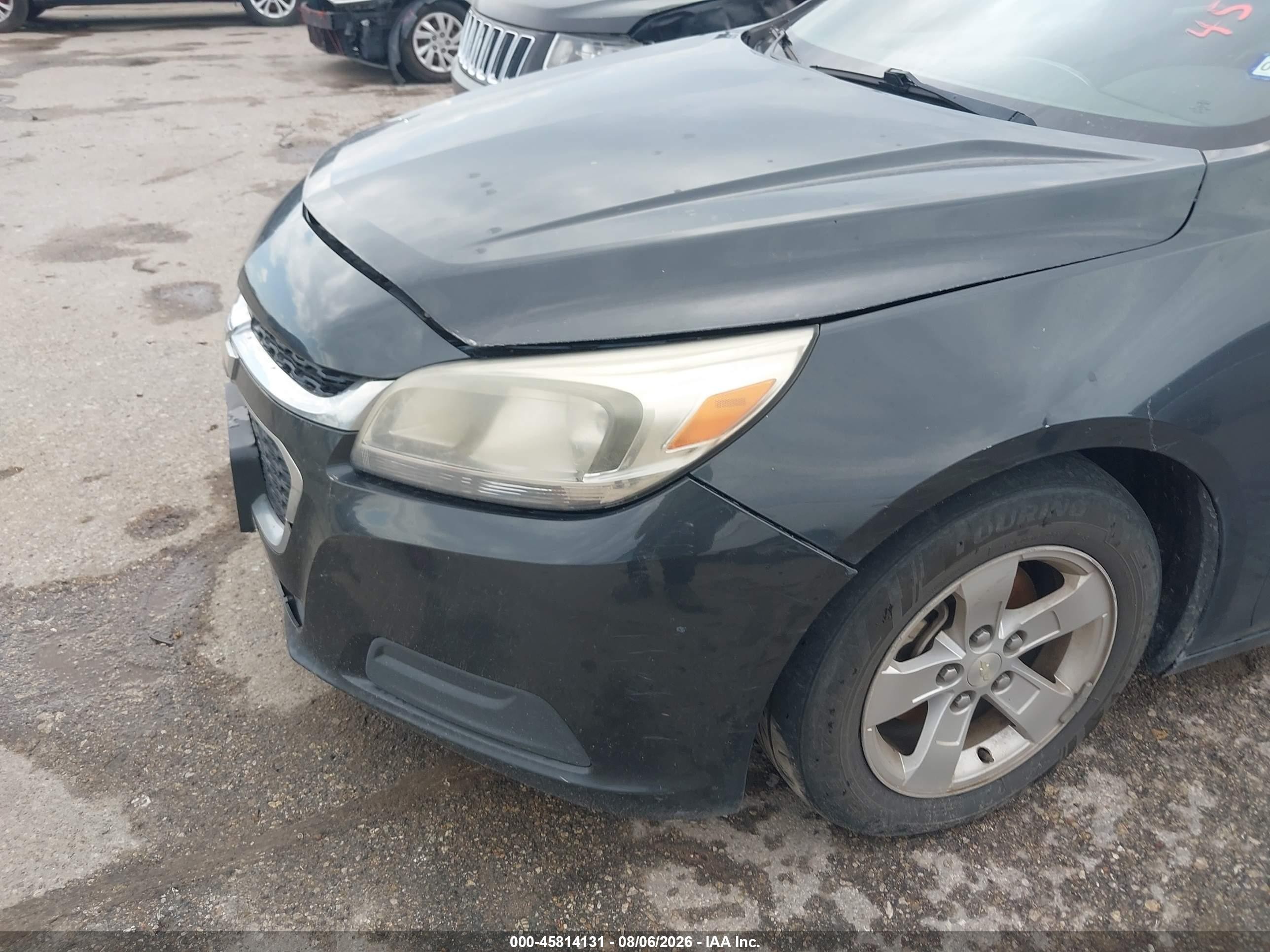 2015 Chevrolet Malibu Ls Серый vin: 1G11B5SL5FF275512