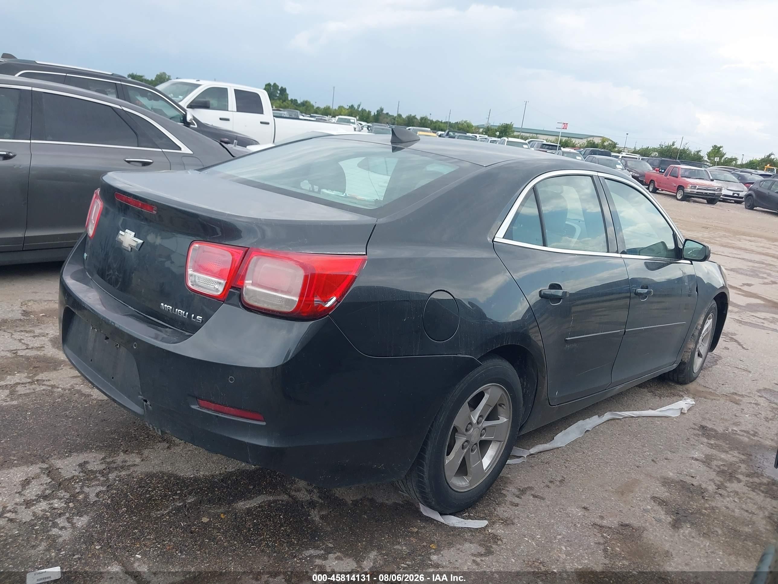 2015 Chevrolet Malibu Ls Серый vin: 1G11B5SL5FF275512
