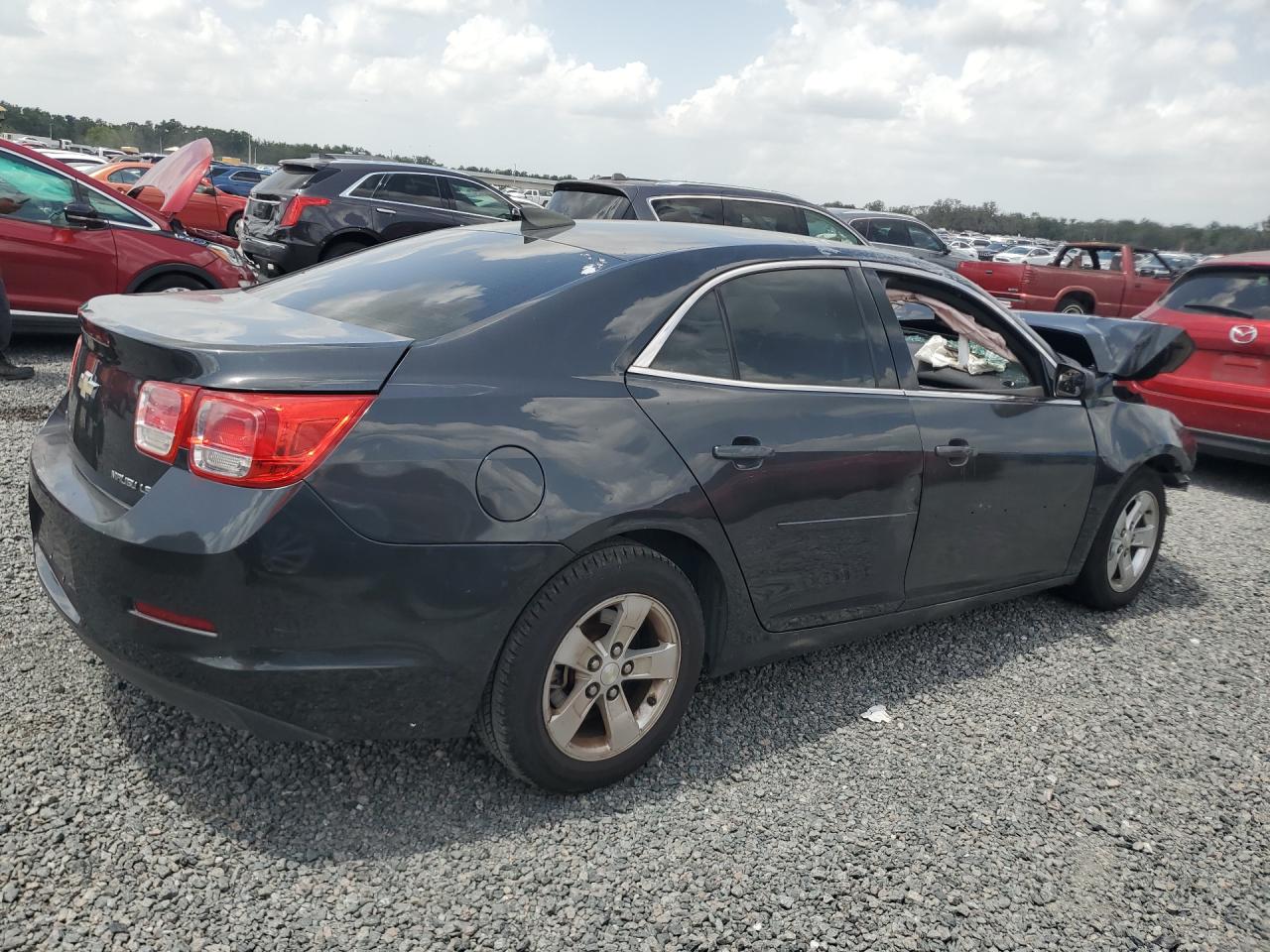 2015 Chevrolet Malibu Ls Charcoal vin: 1G11B5SL5FF285716