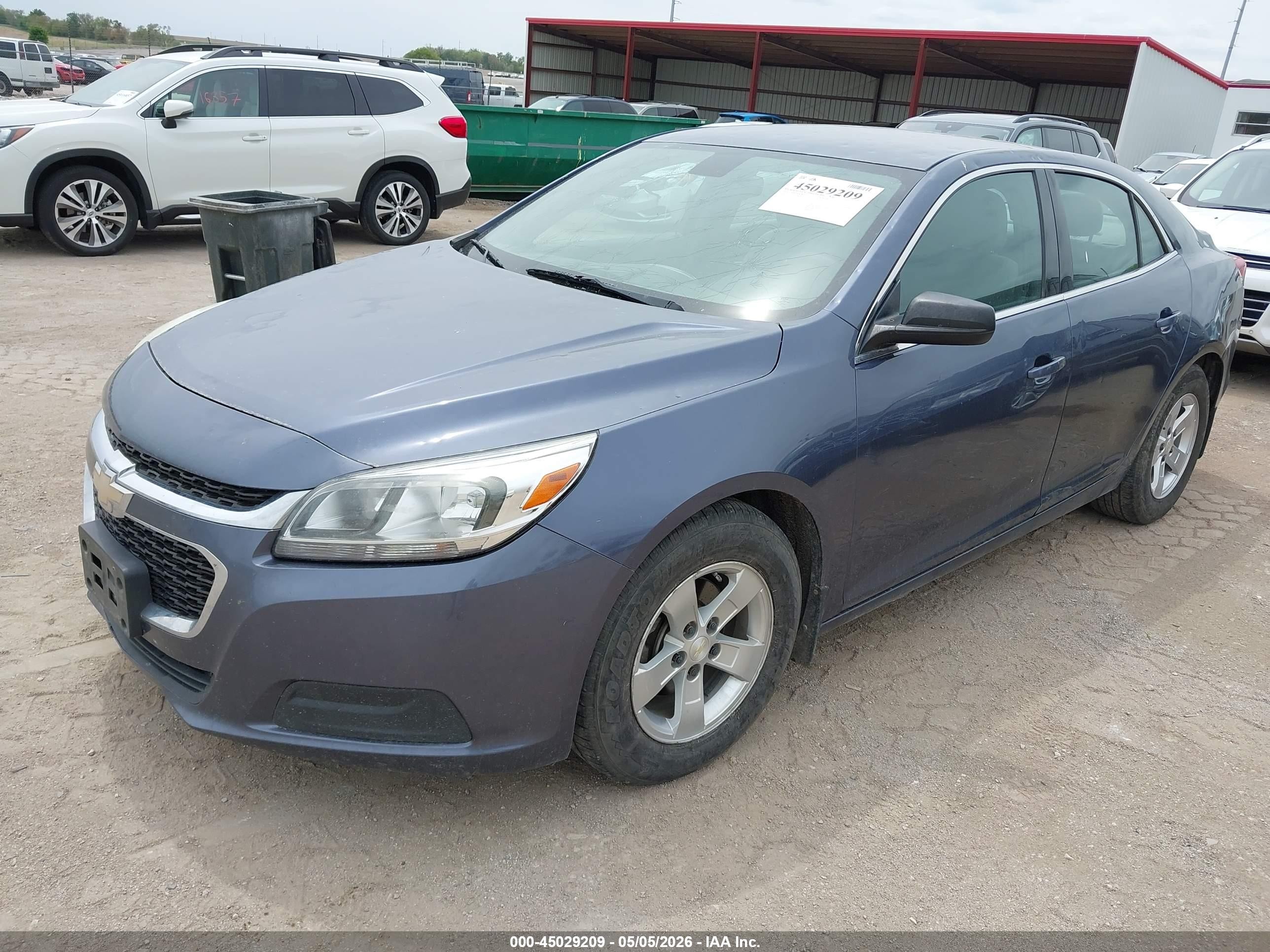 2015 Chevrolet Malibu Ls Blue vin: 1G11B5SL5FF298644