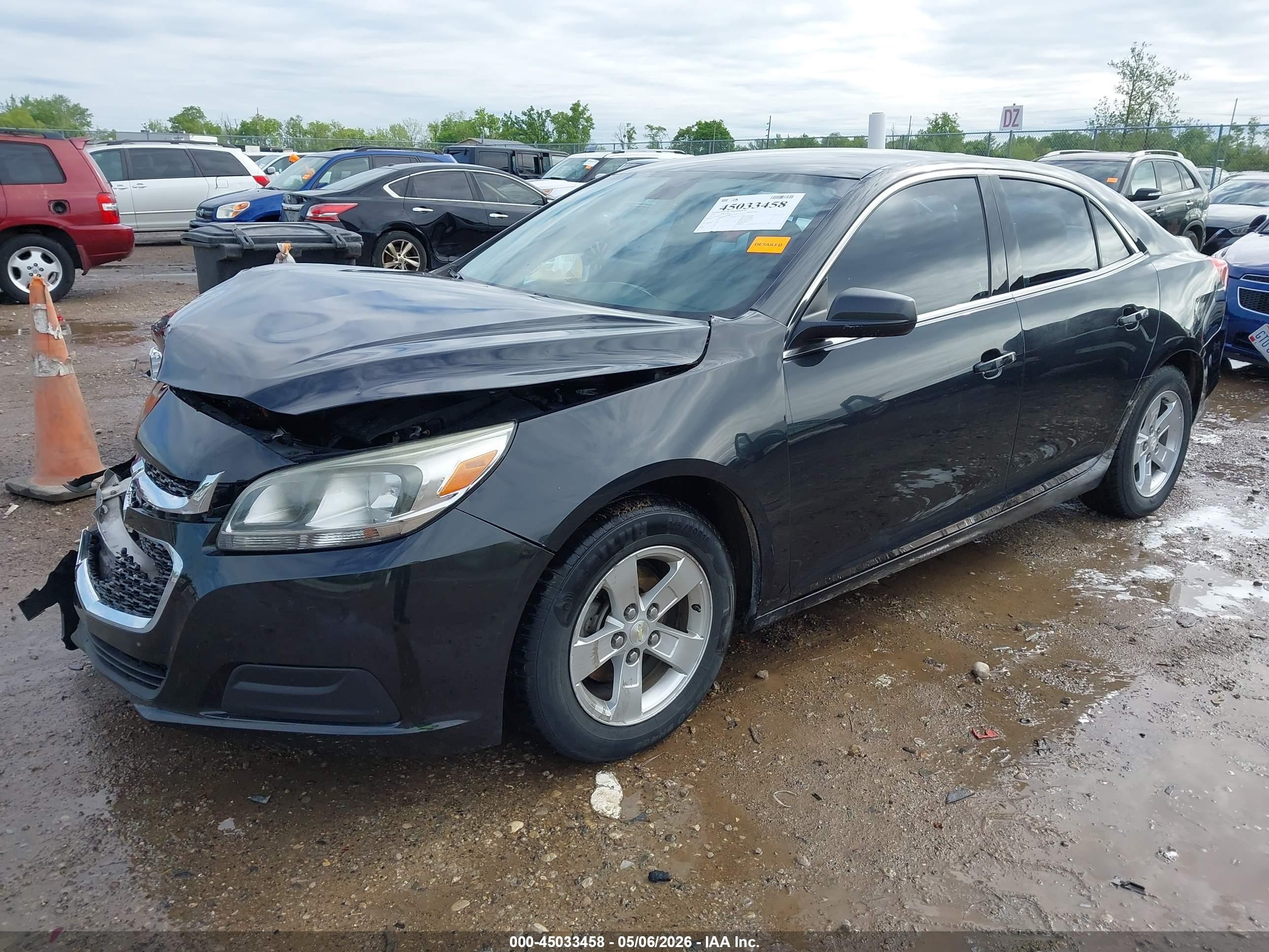 2015 Chevrolet Malibu Ls Gray vin: 1G11B5SL5FF341914