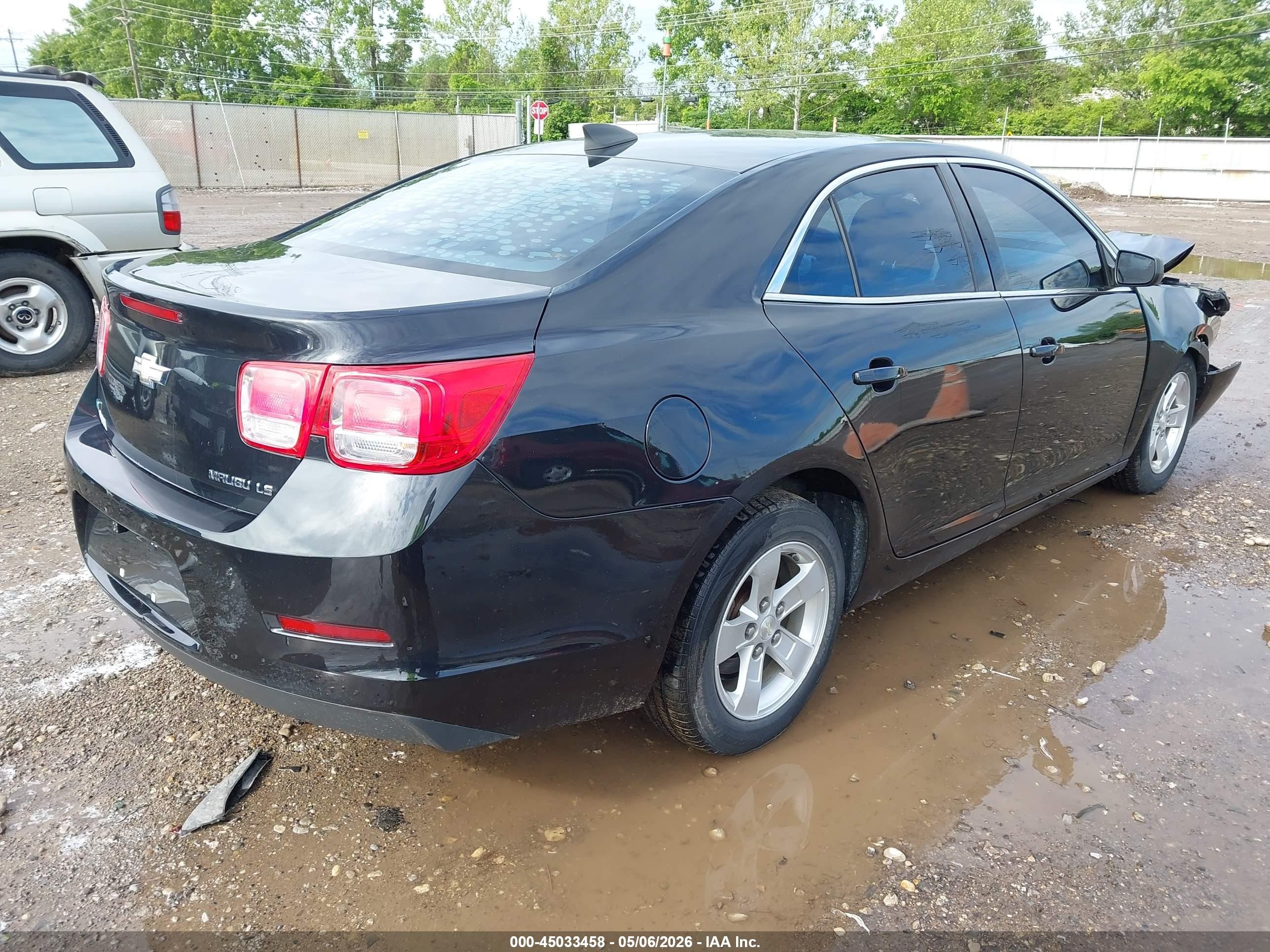 2015 Chevrolet Malibu Ls Gray vin: 1G11B5SL5FF341914
