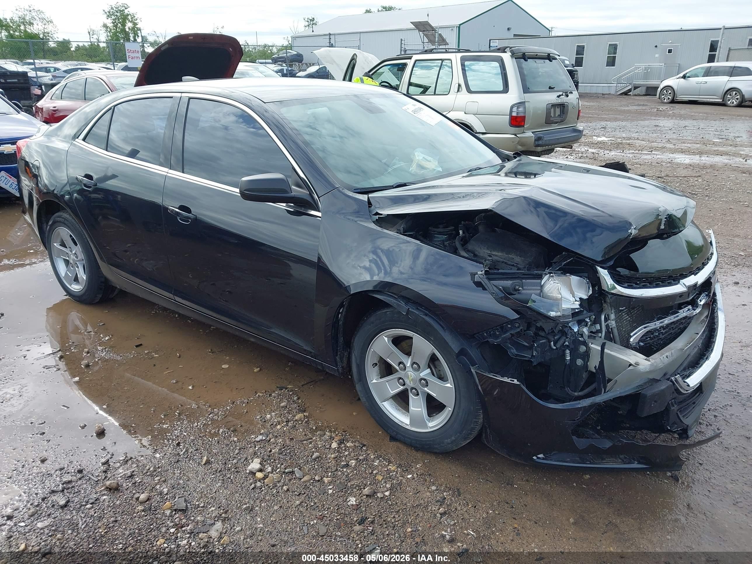 2015 Chevrolet Malibu Ls Gray vin: 1G11B5SL5FF341914