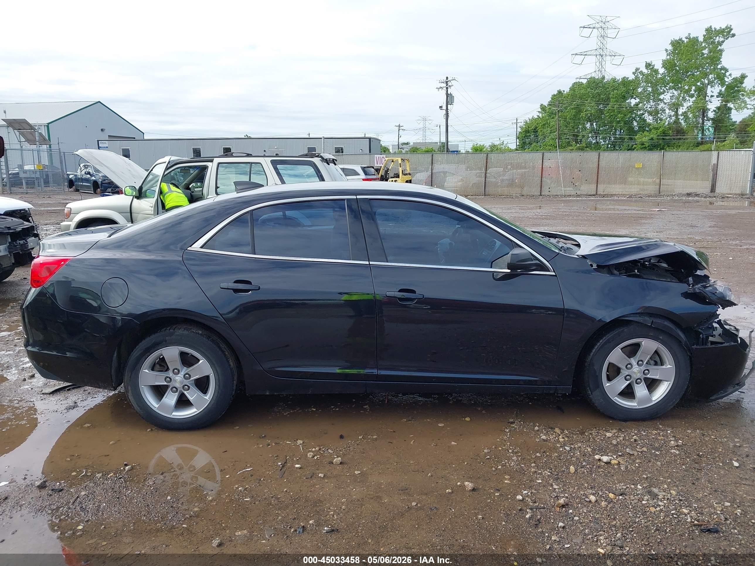 2015 Chevrolet Malibu Ls Gray vin: 1G11B5SL5FF341914