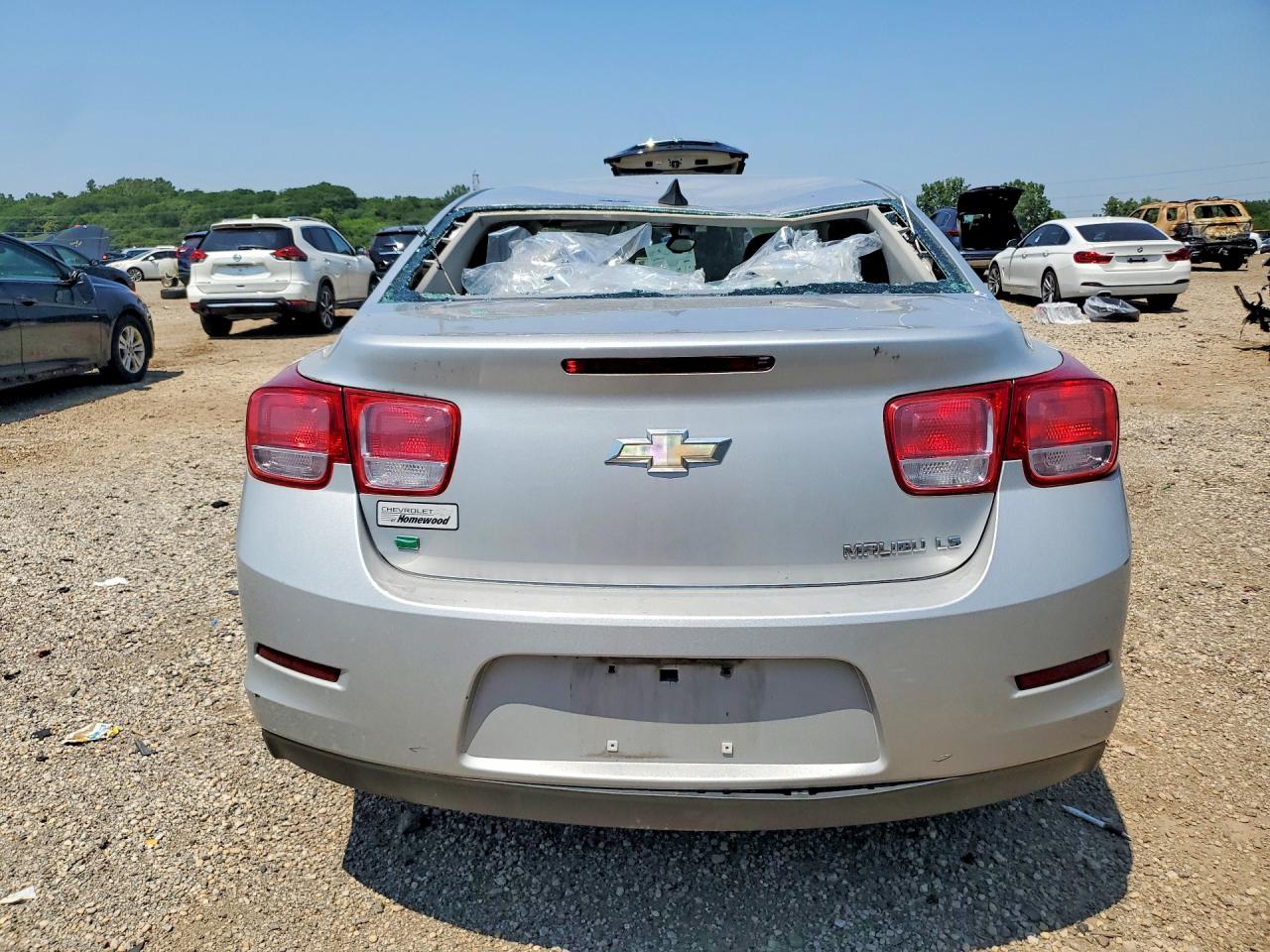 2015 Chevrolet Malibu Ls Серебряный vin: 1G11B5SL5FF346398