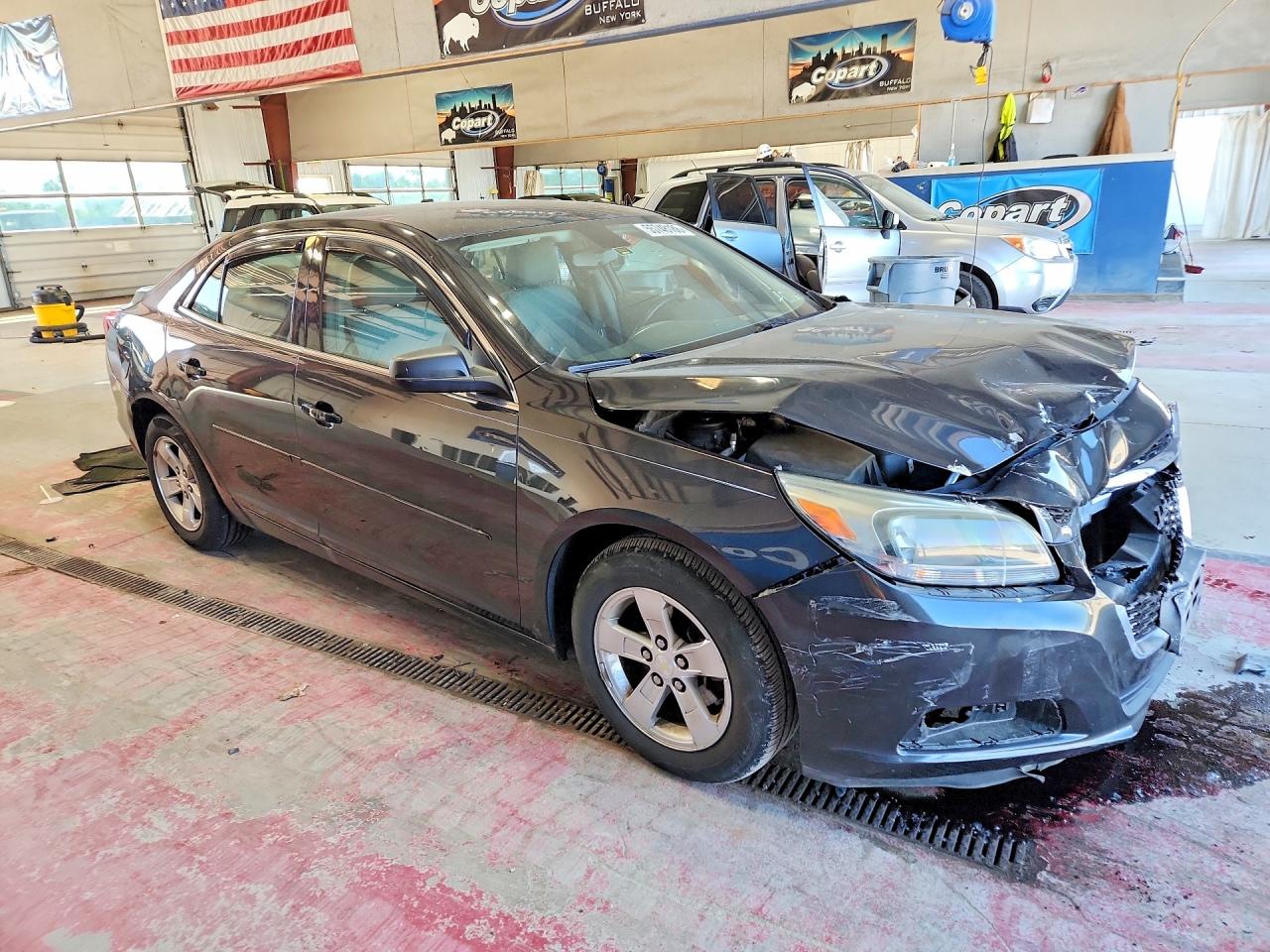 2014 Chevrolet Malibu Ls Charcoal vin: 1G11B5SL6EF131241
