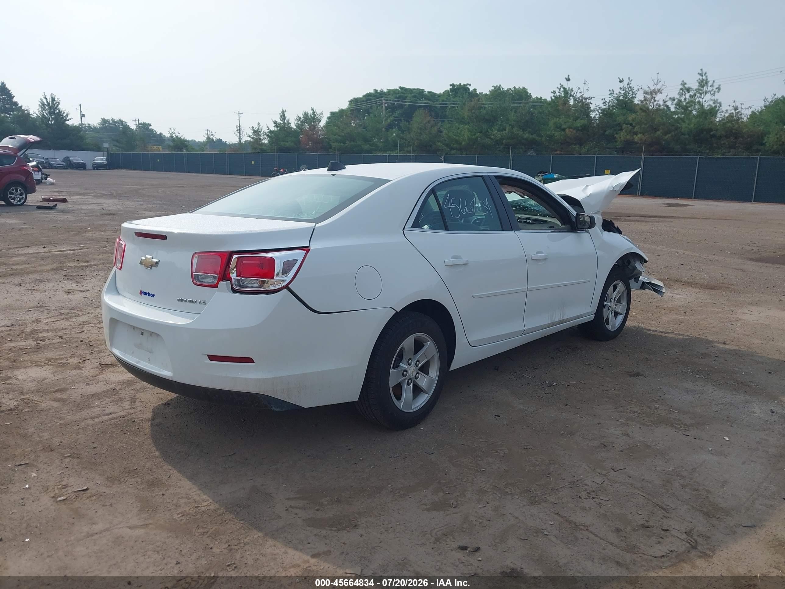 2014 Chevrolet Malibu 1ls Белый vin: 1G11B5SL6EF157788