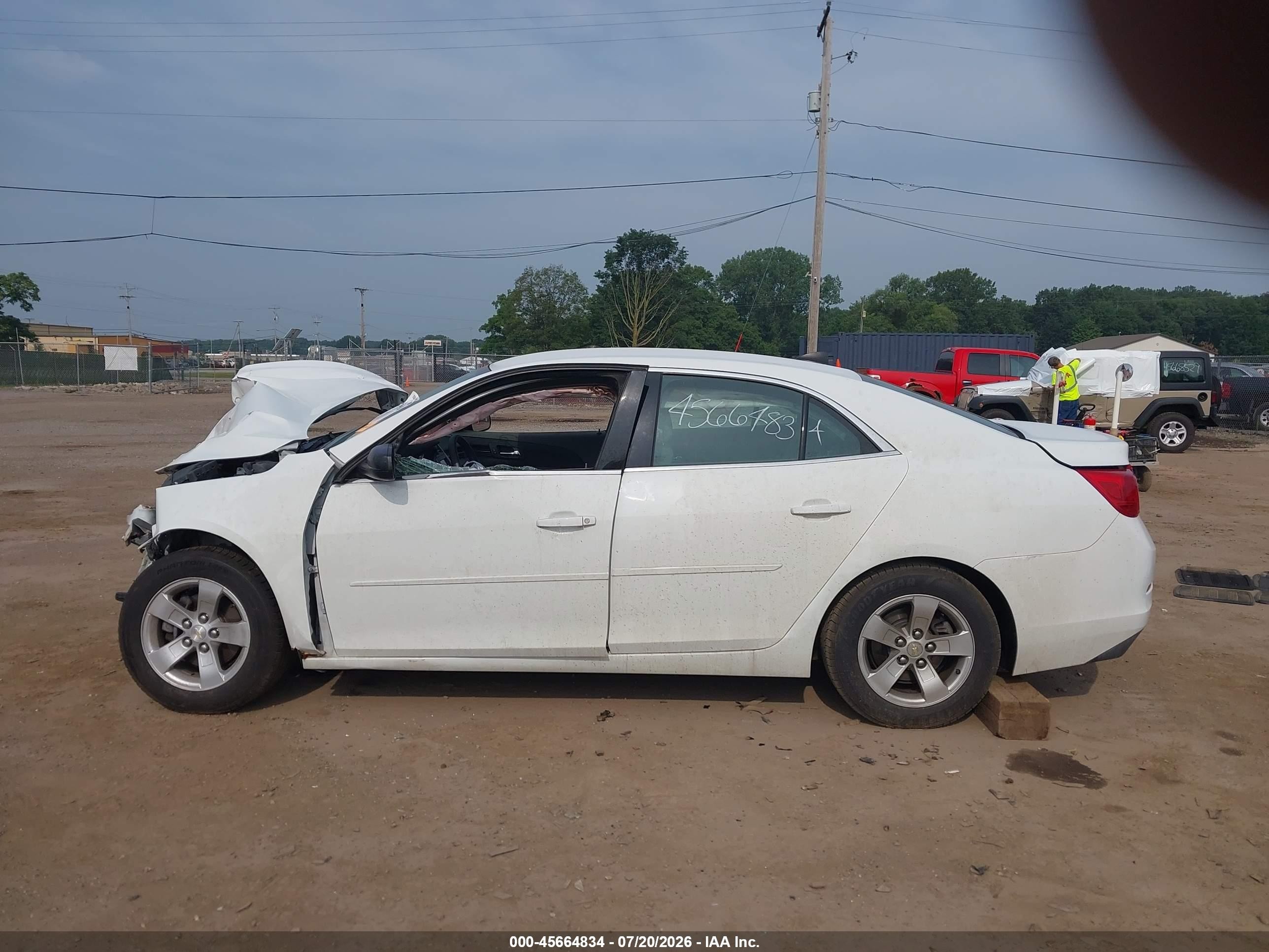 2014 Chevrolet Malibu 1ls Белый vin: 1G11B5SL6EF157788