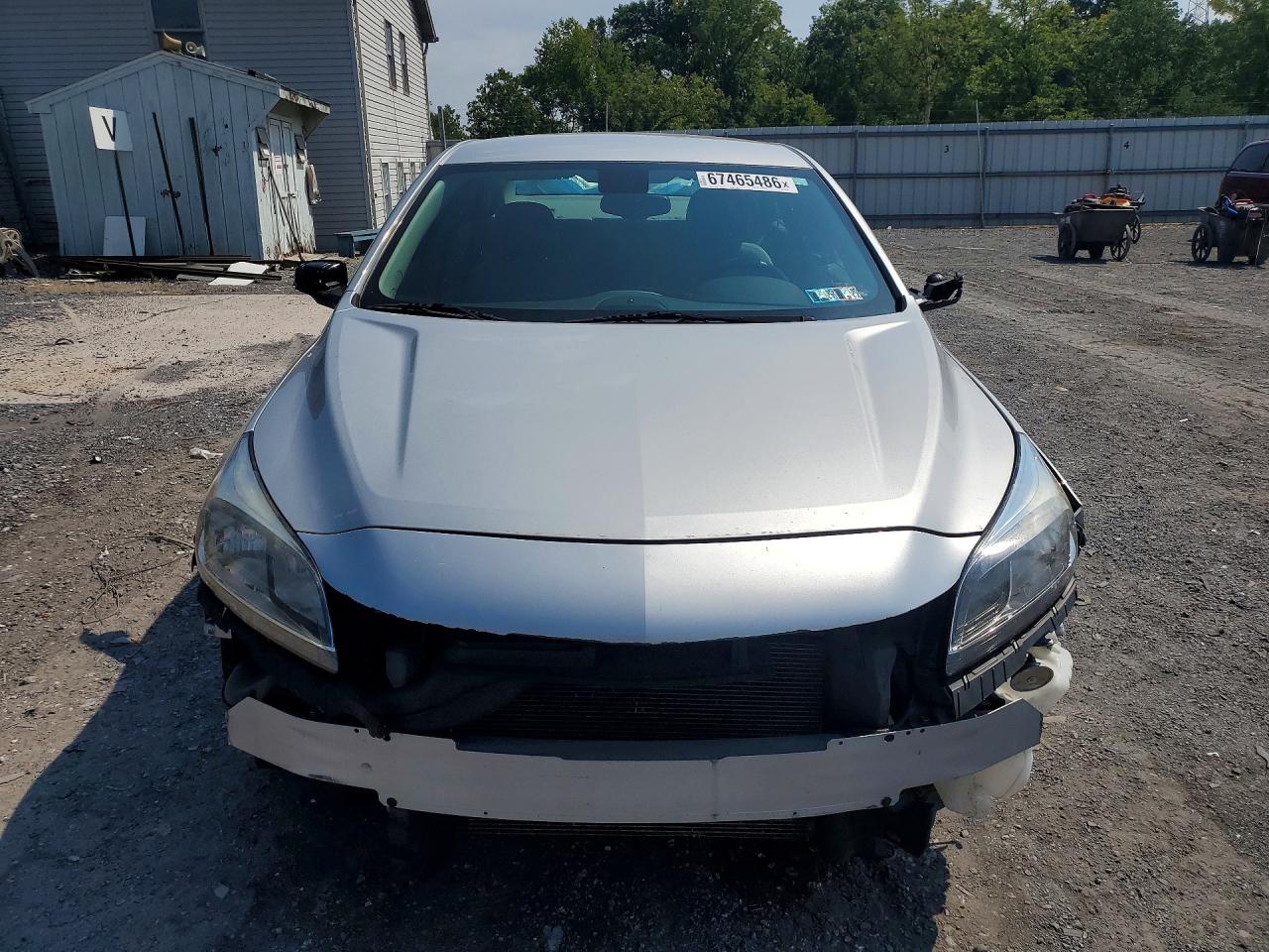 2014 Chevrolet Malibu Ls Silver vin: 1G11B5SL6EF170055