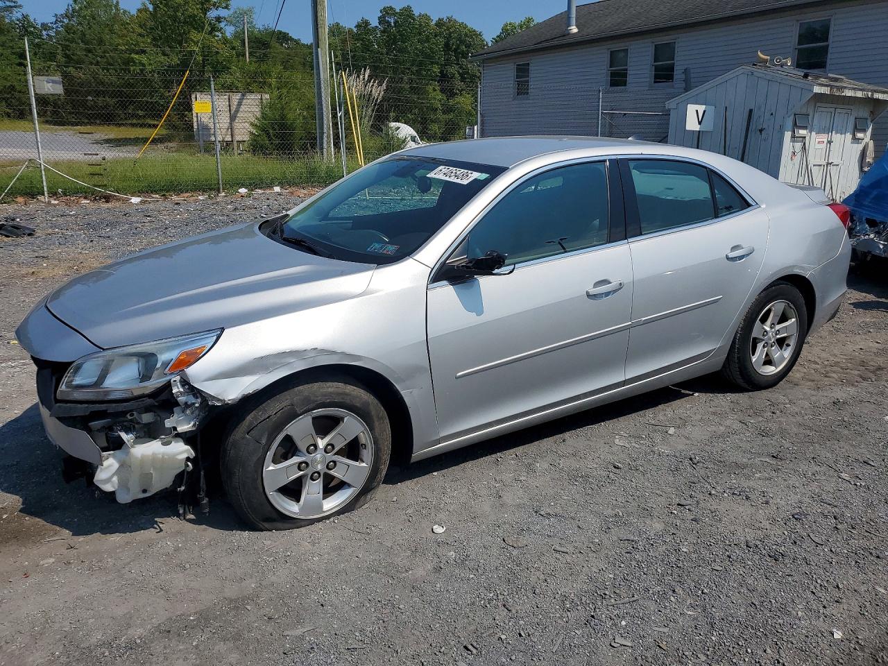 2014 Chevrolet Malibu Ls Silver vin: 1G11B5SL6EF170055