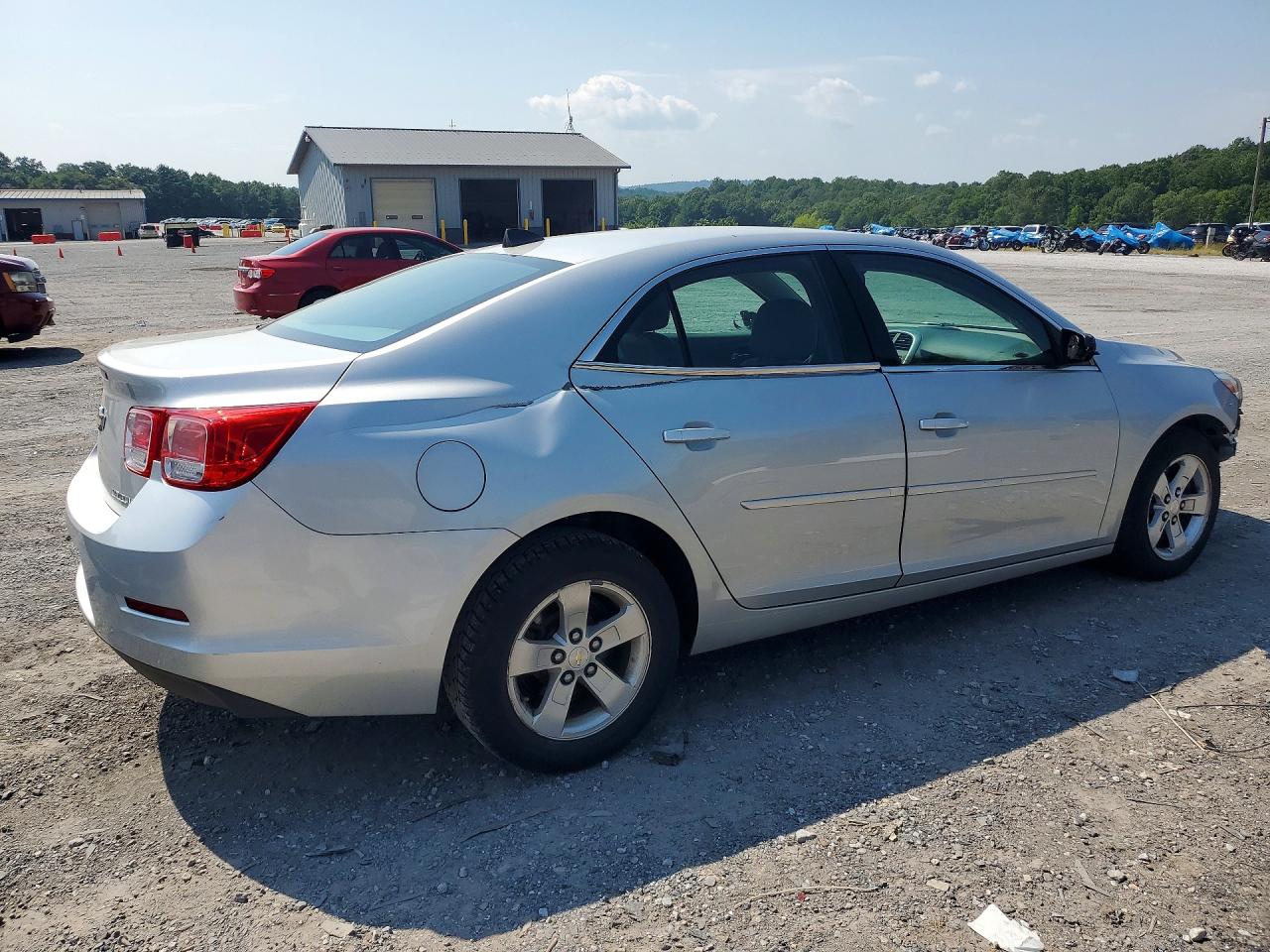 2014 Chevrolet Malibu Ls Silver vin: 1G11B5SL6EF170055
