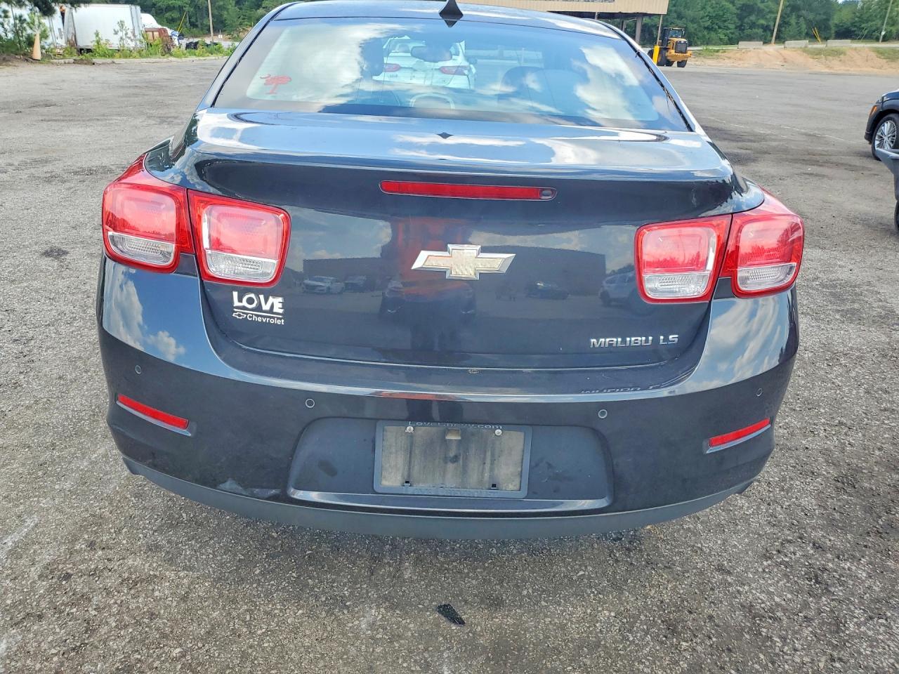 2014 Chevrolet Malibu Ls Black vin: 1G11B5SL6EF183940