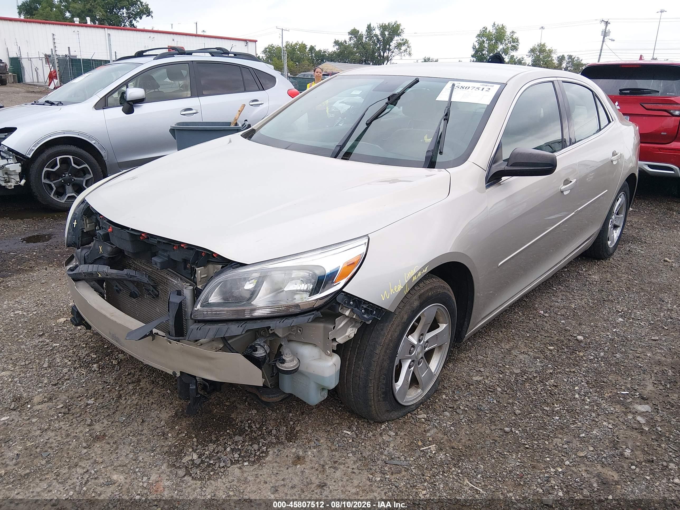 2014 Chevrolet Malibu 1ls Gold vin: 1G11B5SL6EF189222