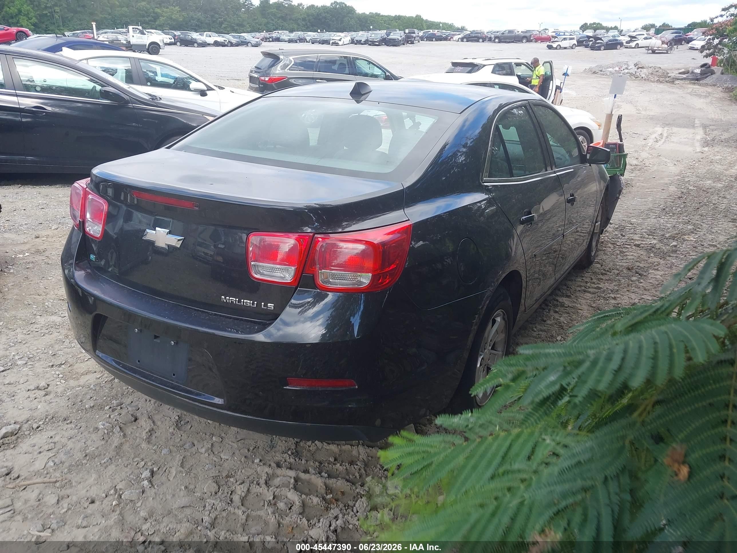 2014 Chevrolet Malibu 1ls Black vin: 1G11B5SL6EF213762