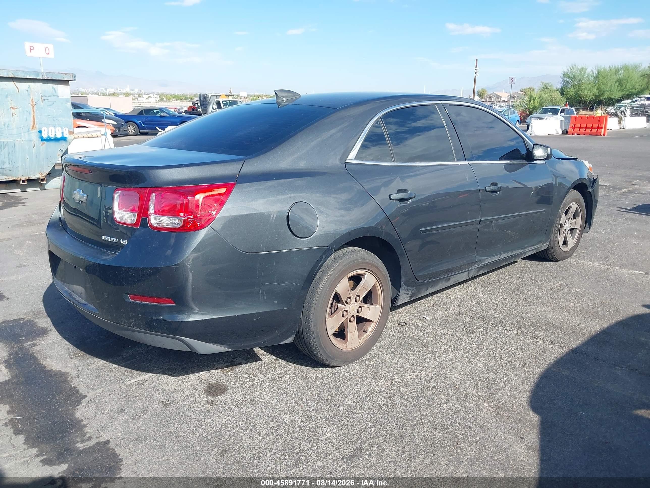 2015 Chevrolet Malibu Ls Черный vin: 1G11B5SL6FF199847