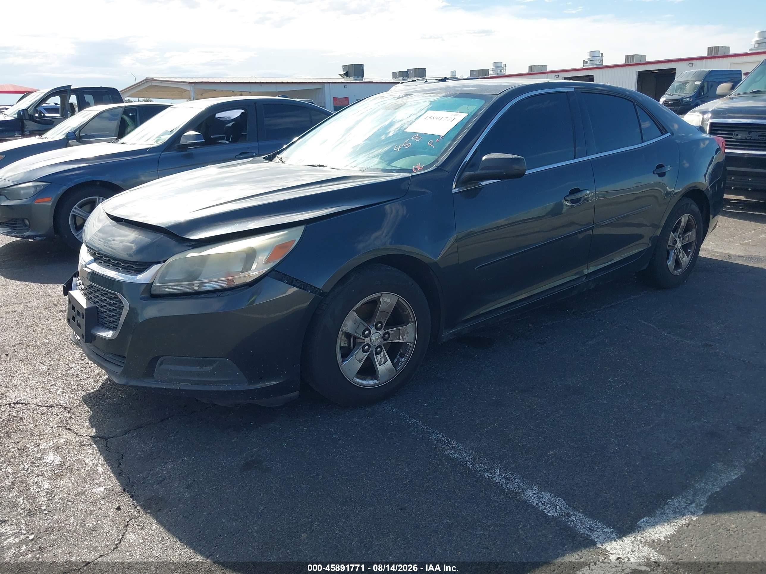 2015 Chevrolet Malibu Ls Черный vin: 1G11B5SL6FF199847