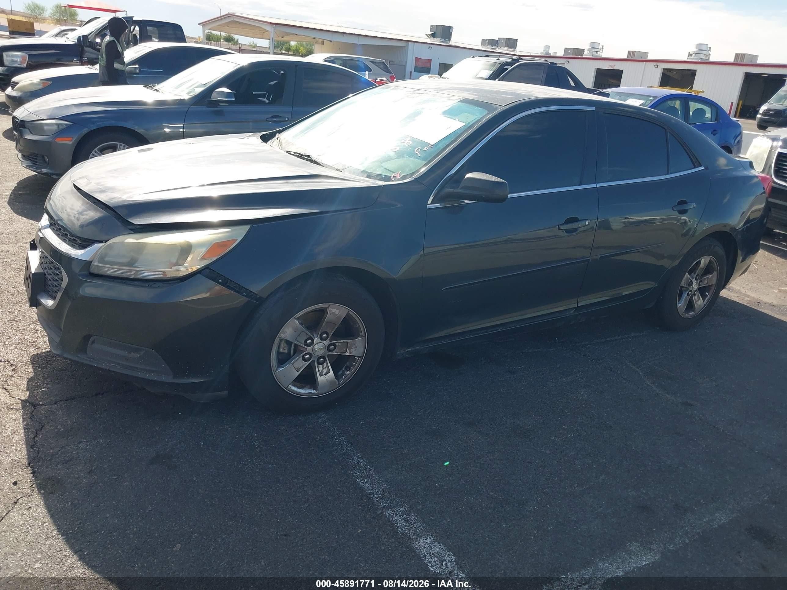 2015 Chevrolet Malibu Ls Черный vin: 1G11B5SL6FF199847