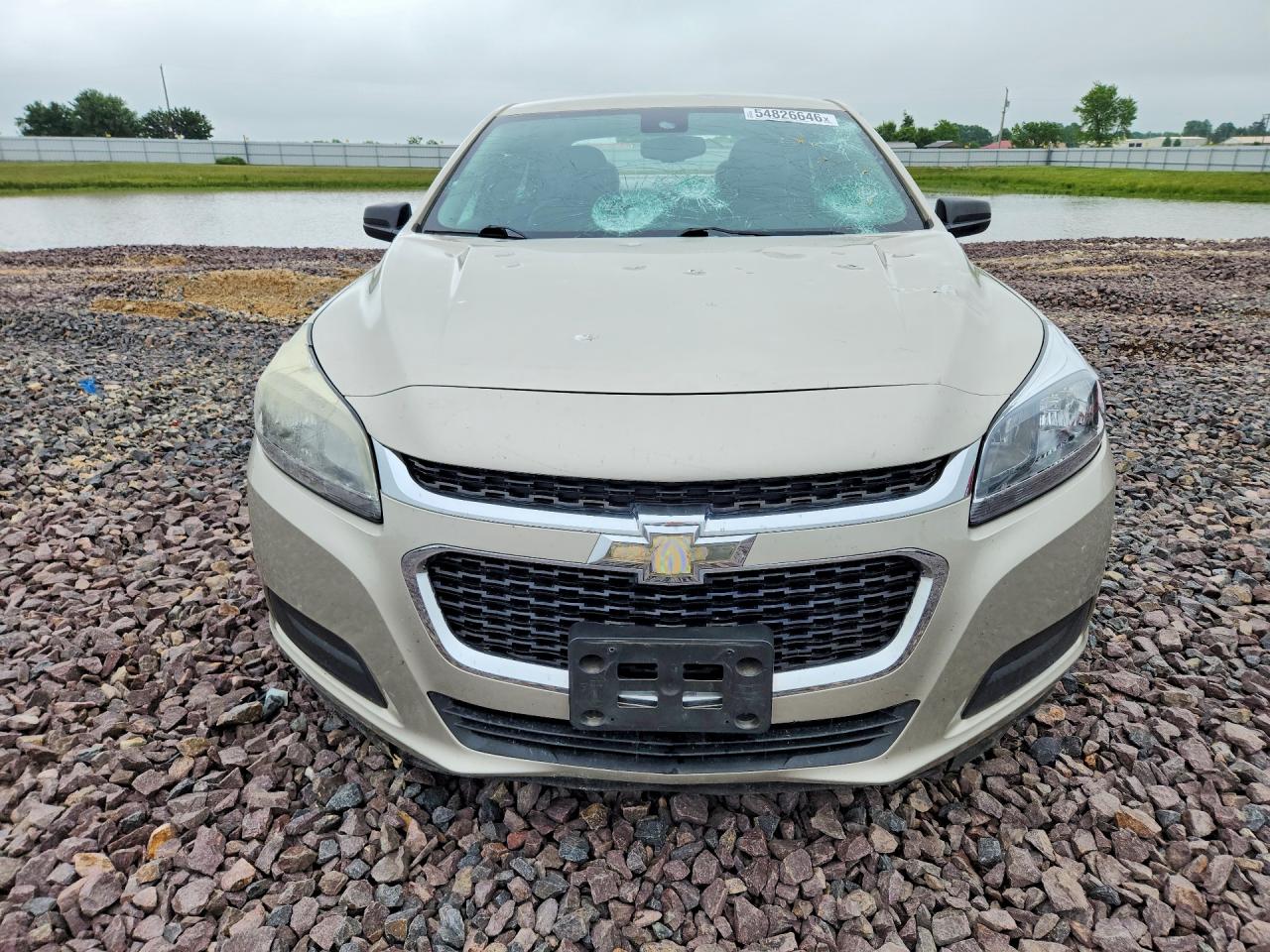 2015 Chevrolet Malibu Ls Beige vin: 1G11B5SL6FF221703