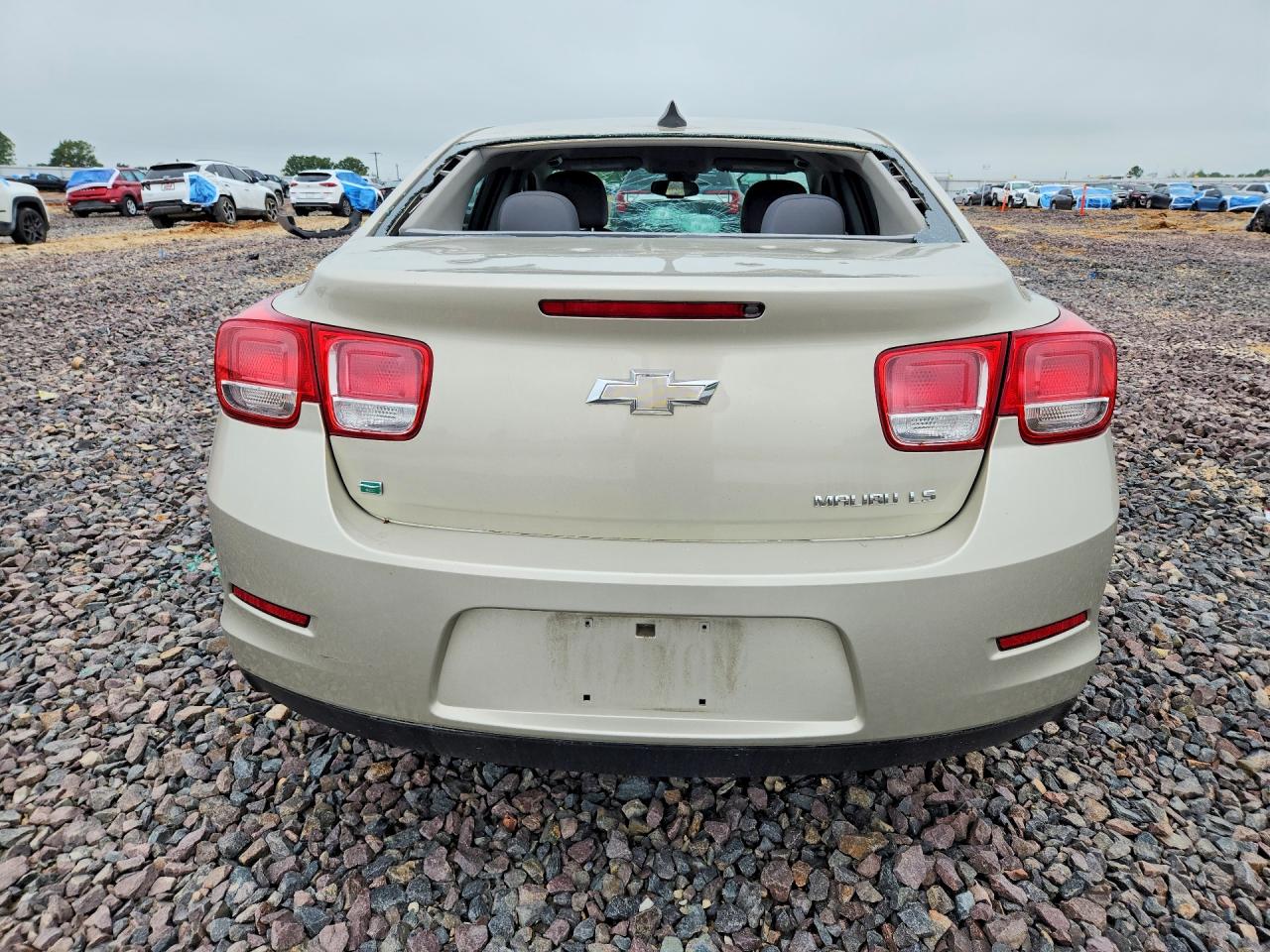 2015 Chevrolet Malibu Ls Beige vin: 1G11B5SL6FF221703