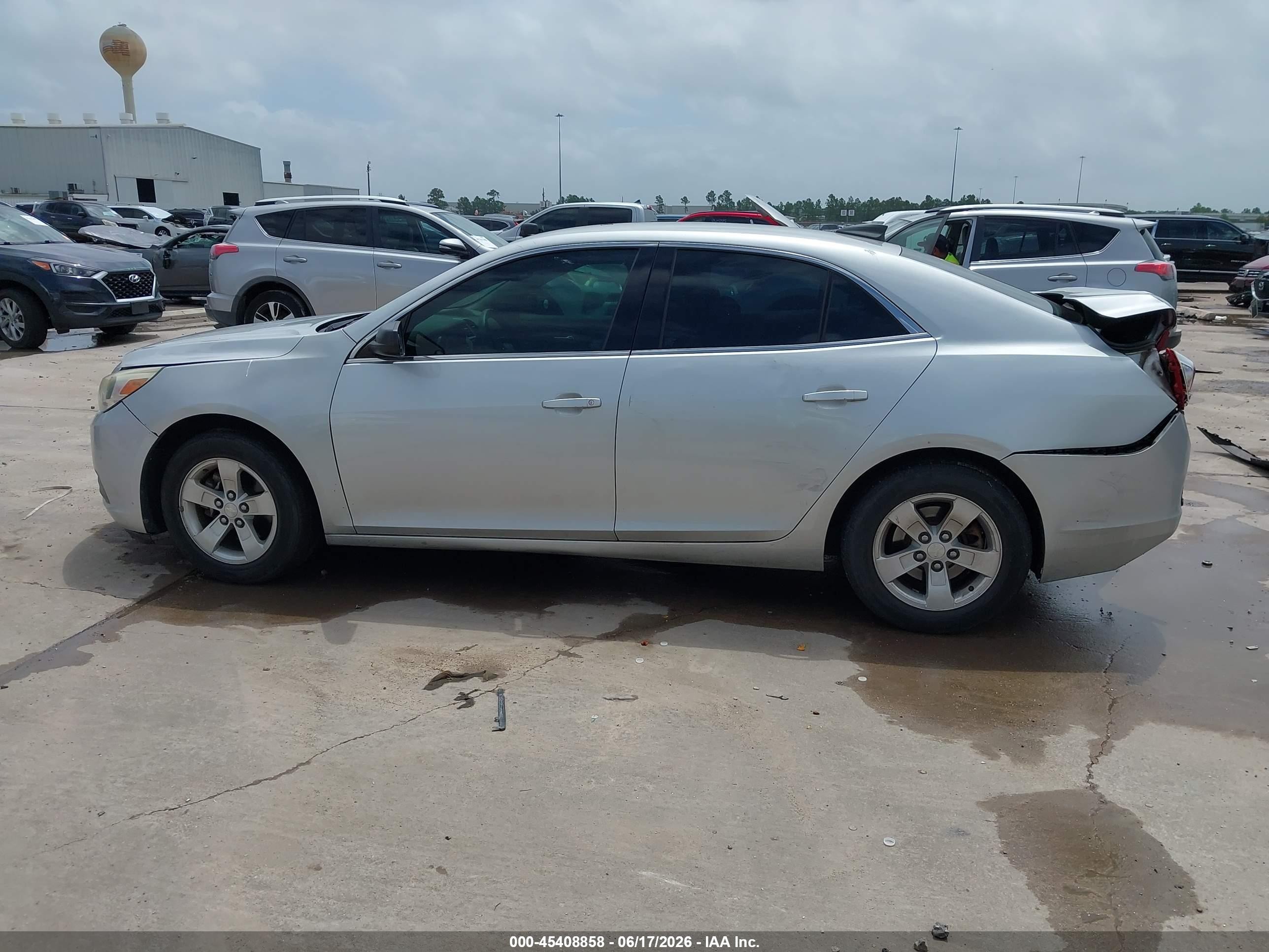 2015 Chevrolet Malibu Ls Gray vin: 1G11B5SL6FF277561