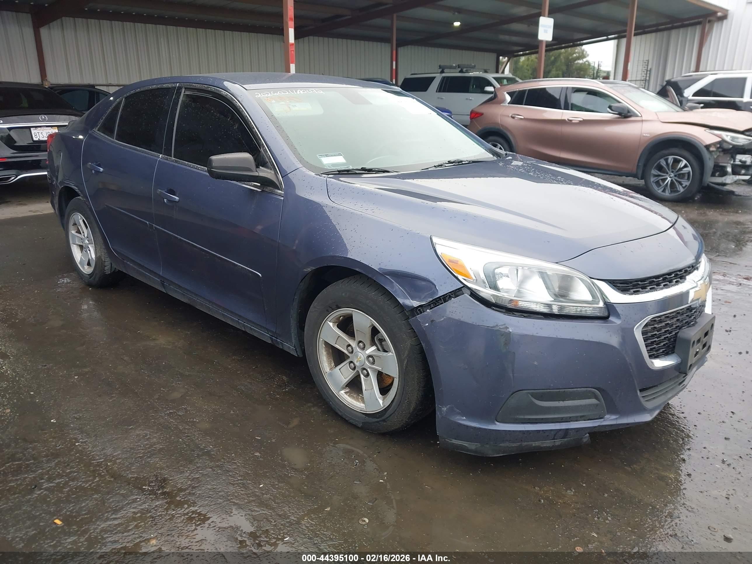 2015 Chevrolet Malibu Ls Blue vin: 1G11B5SL6FF281500