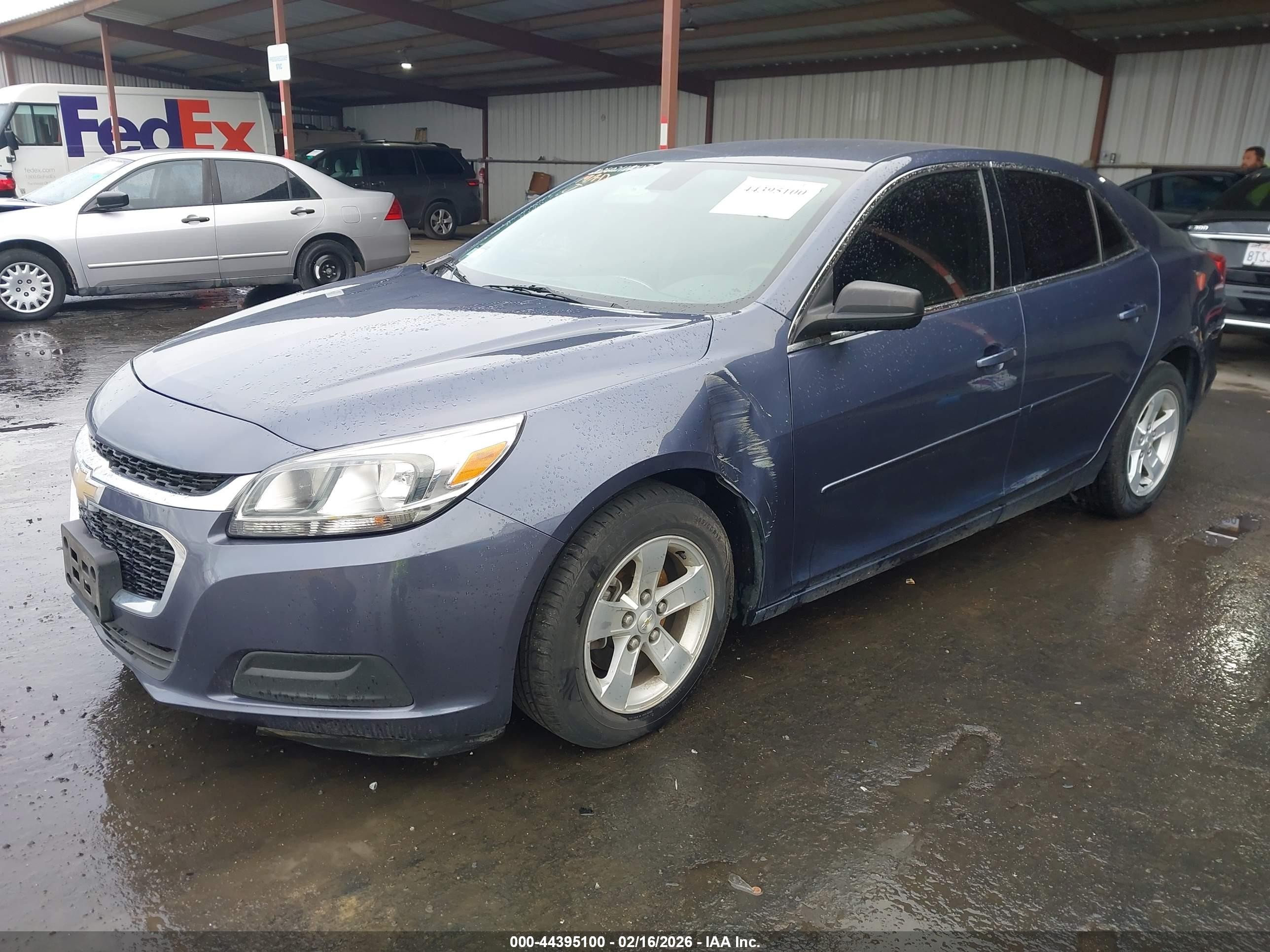 2015 Chevrolet Malibu Ls Blue vin: 1G11B5SL6FF281500