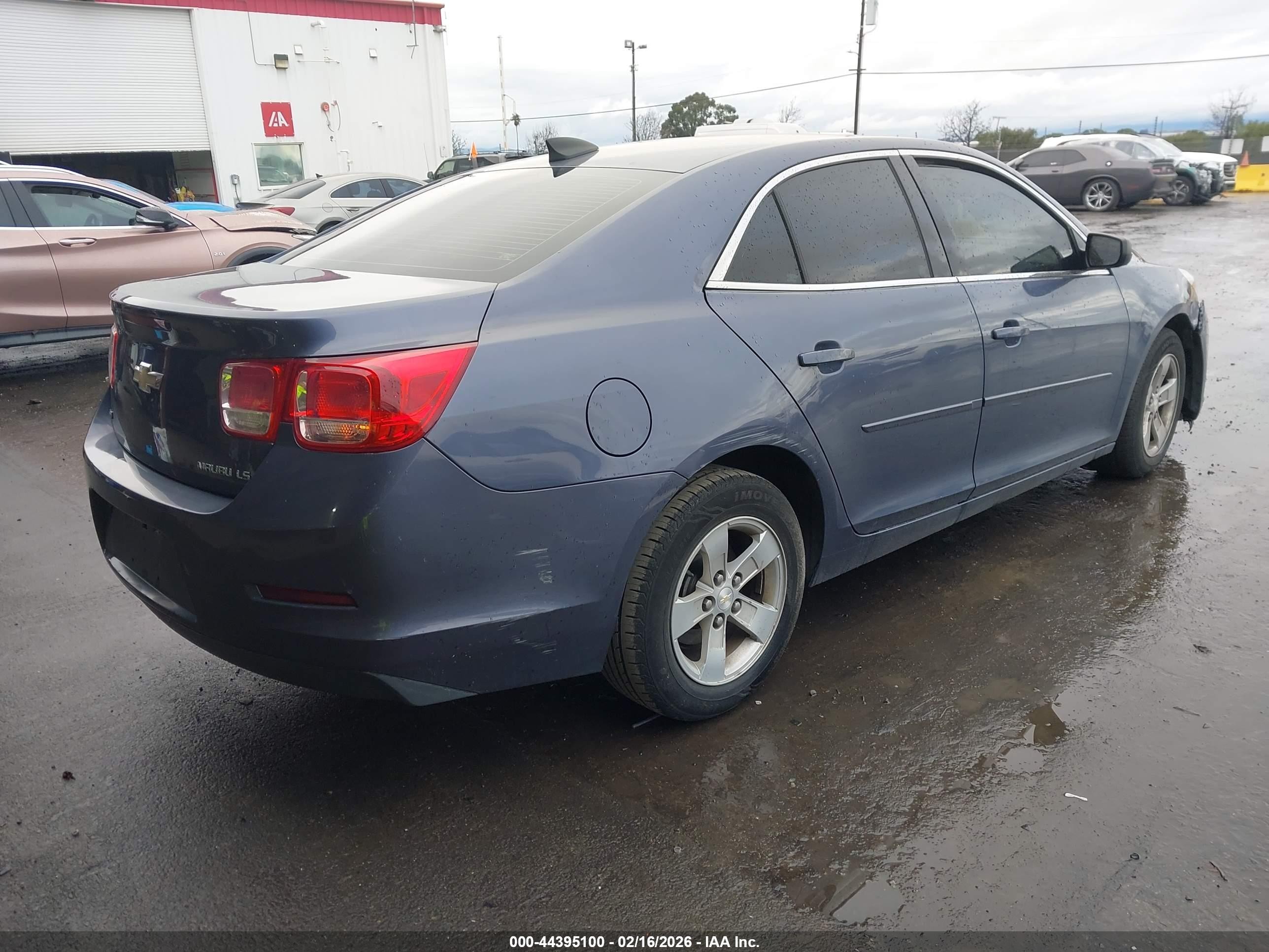 2015 Chevrolet Malibu Ls Blue vin: 1G11B5SL6FF281500