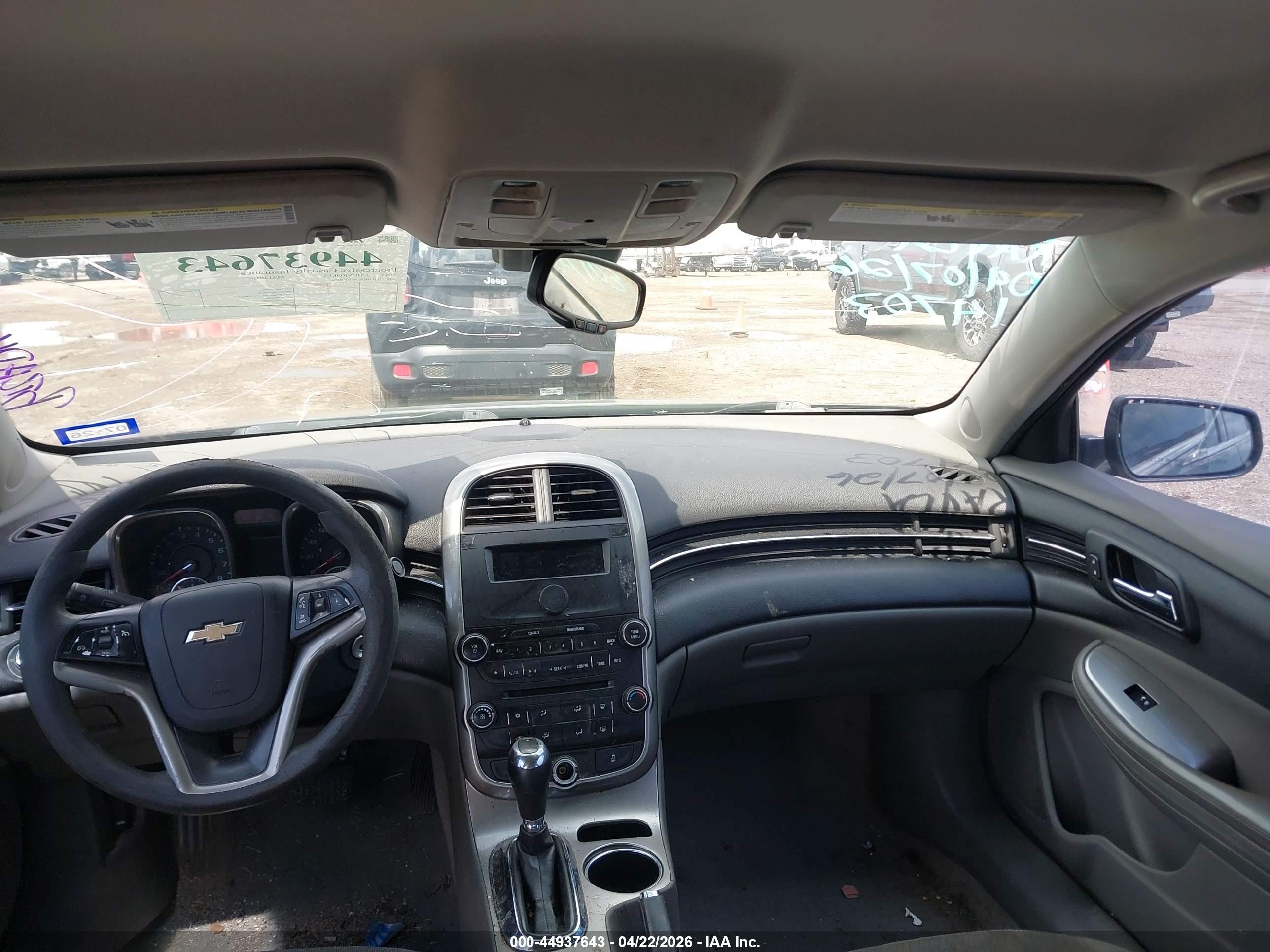 2015 Chevrolet Malibu Ls Black vin: 1G11B5SL6FF298684