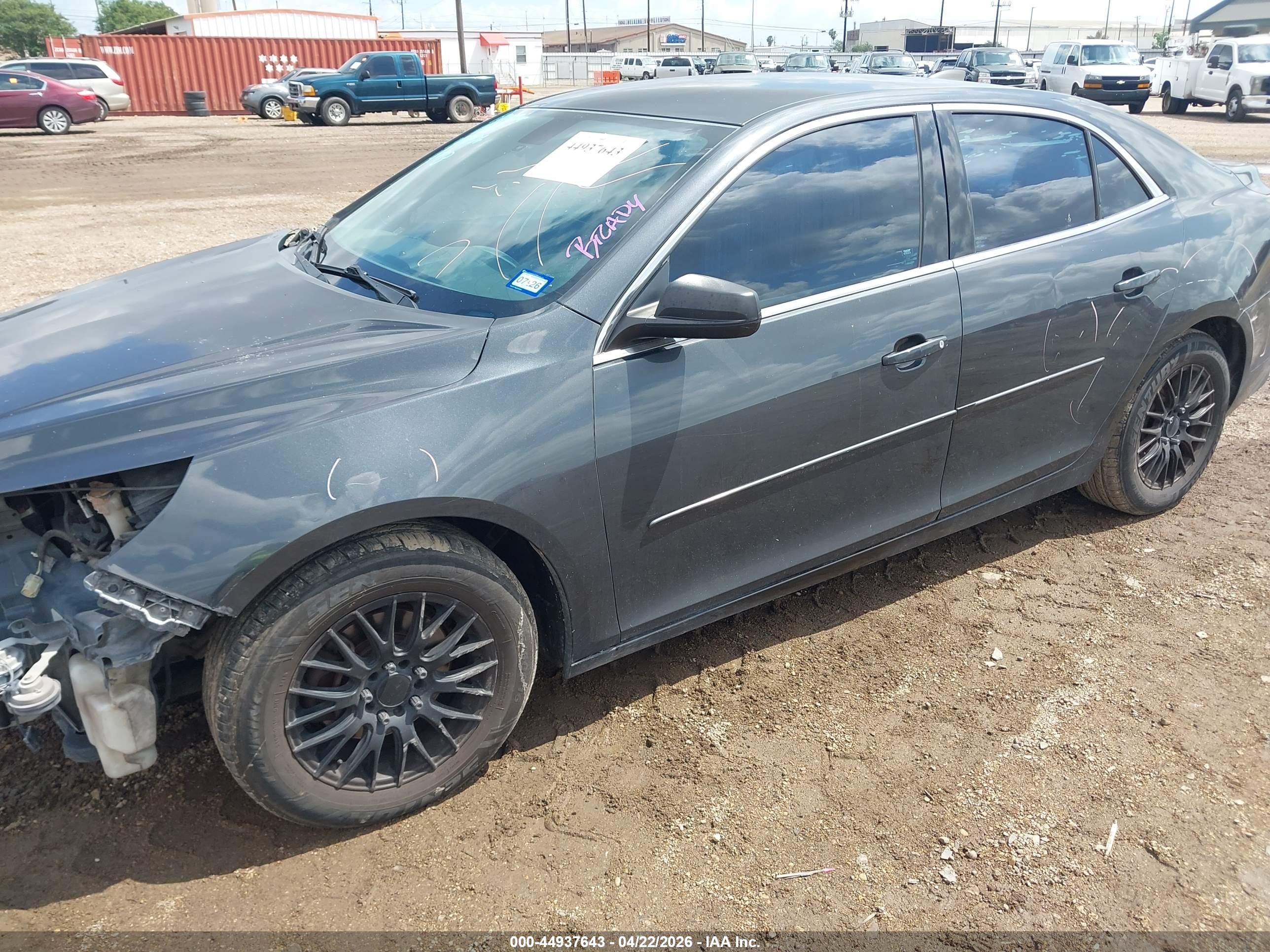 2015 Chevrolet Malibu Ls Black vin: 1G11B5SL6FF298684