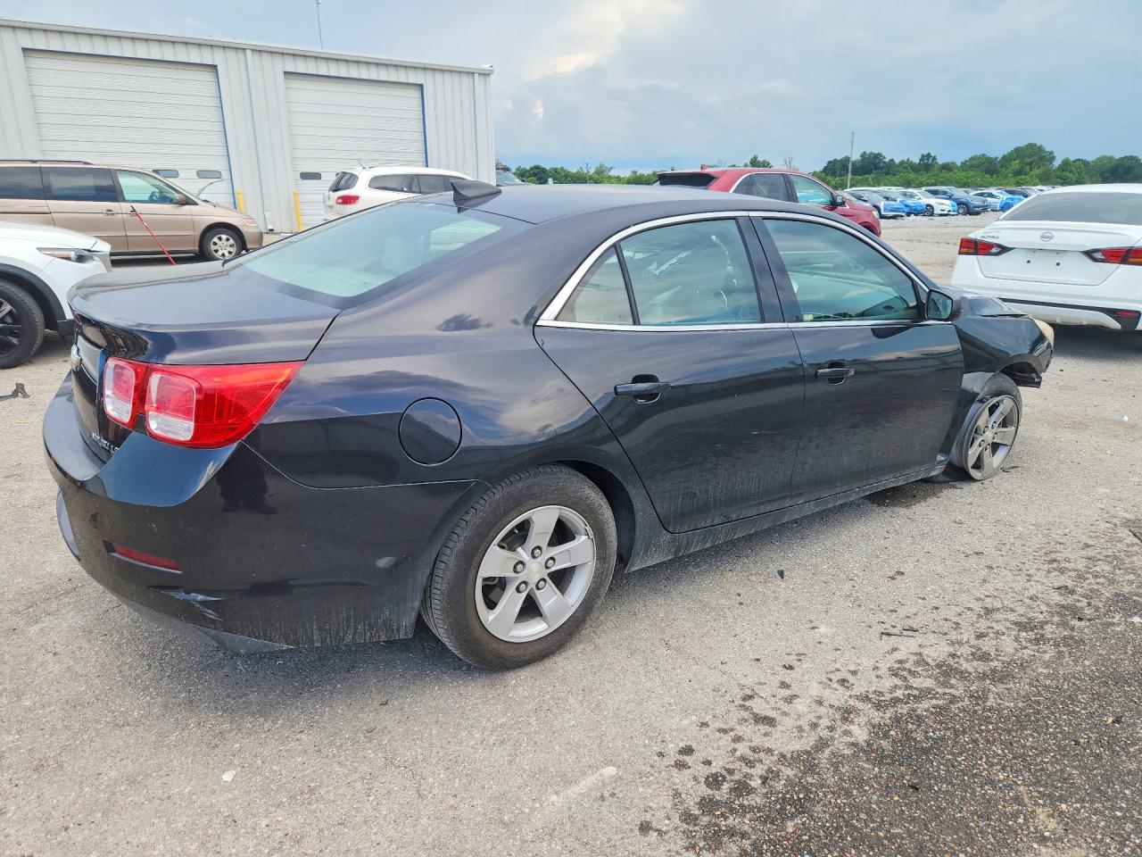 2015 Chevrolet Malibu Ls Black vin: 1G11B5SL6FF330629