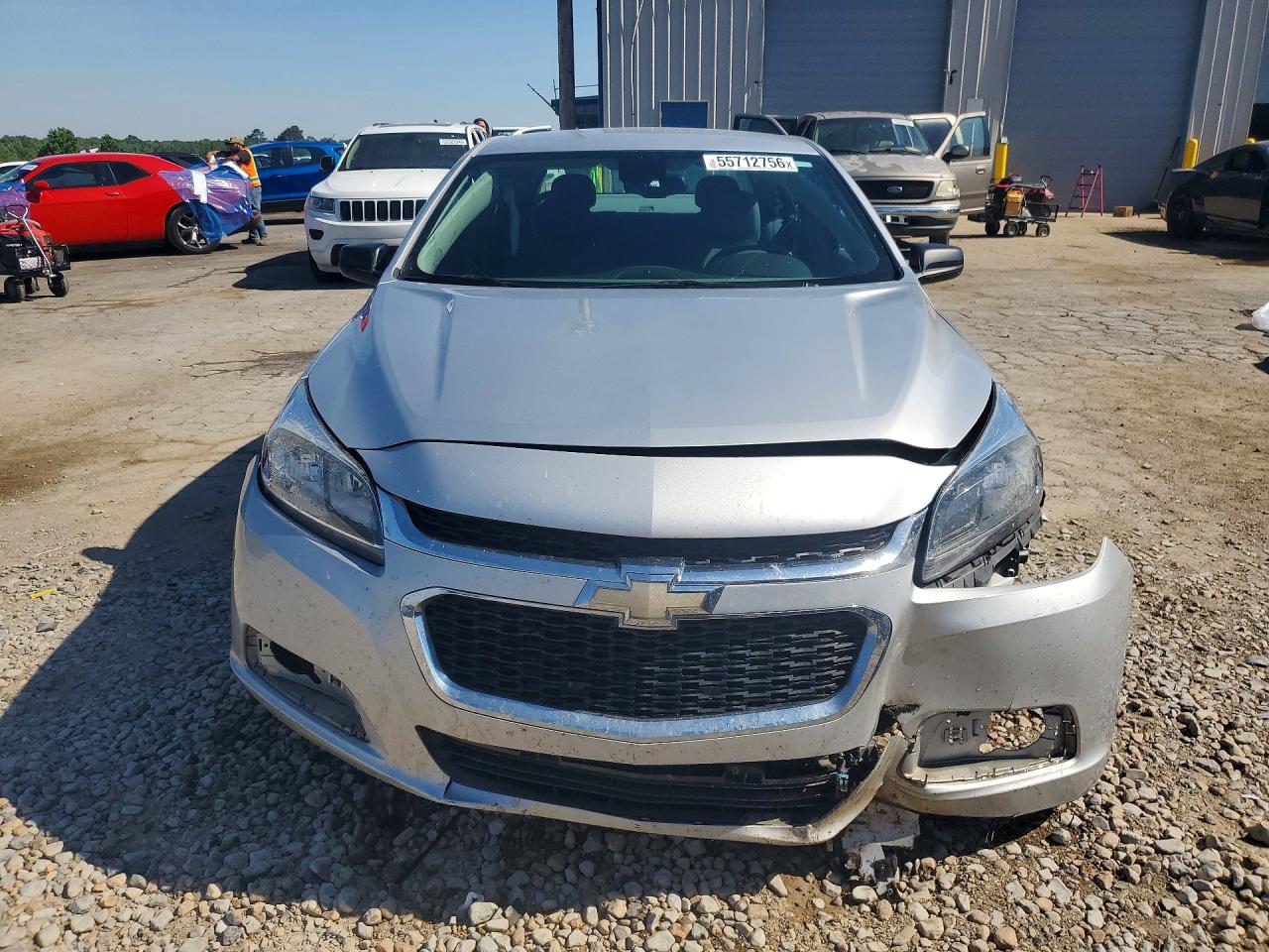 2015 Chevrolet Malibu Ls Silver vin: 1G11B5SL6FF347883