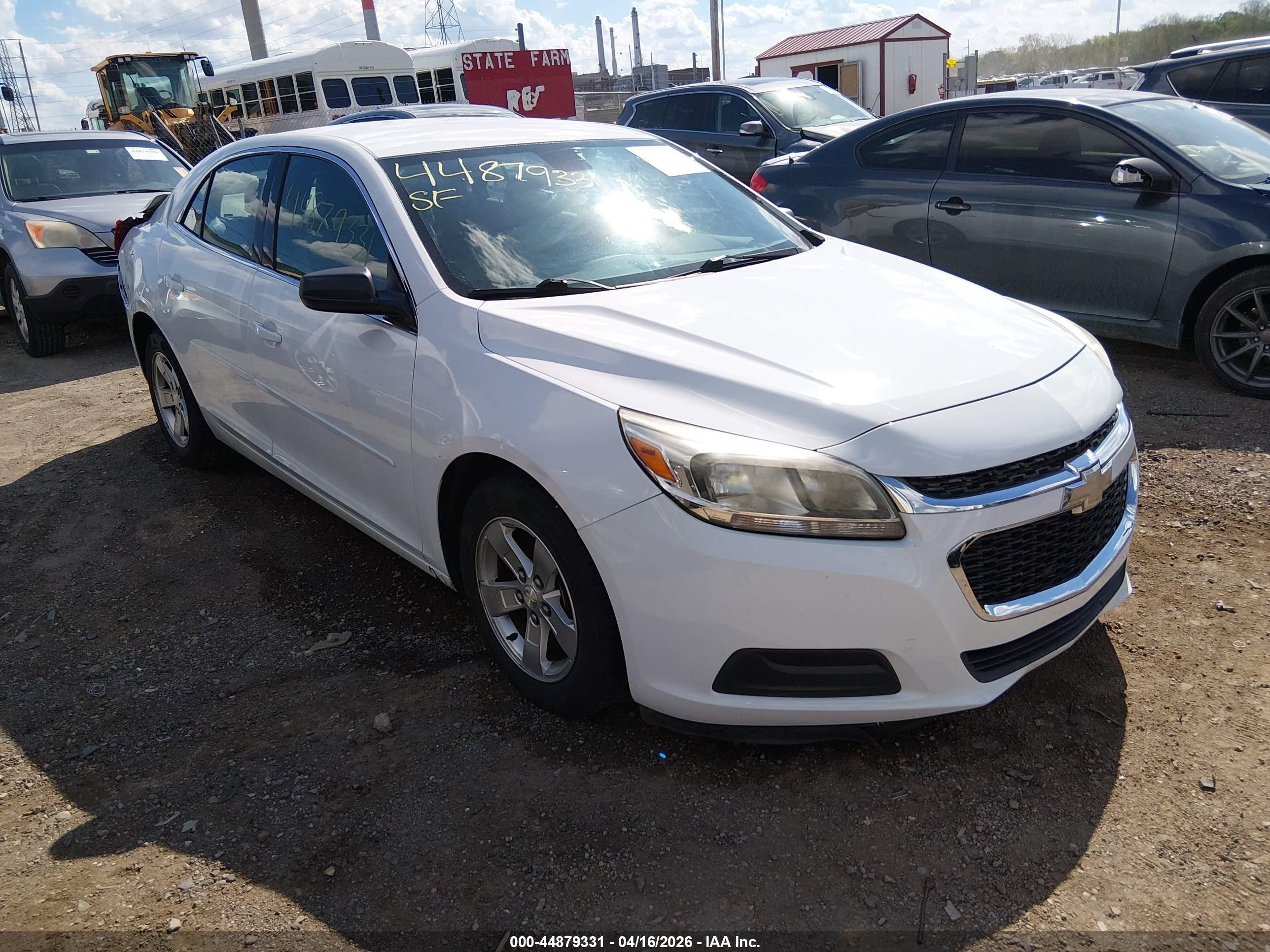 2014 Chevrolet Malibu 1ls White vin: 1G11B5SL7EF108227